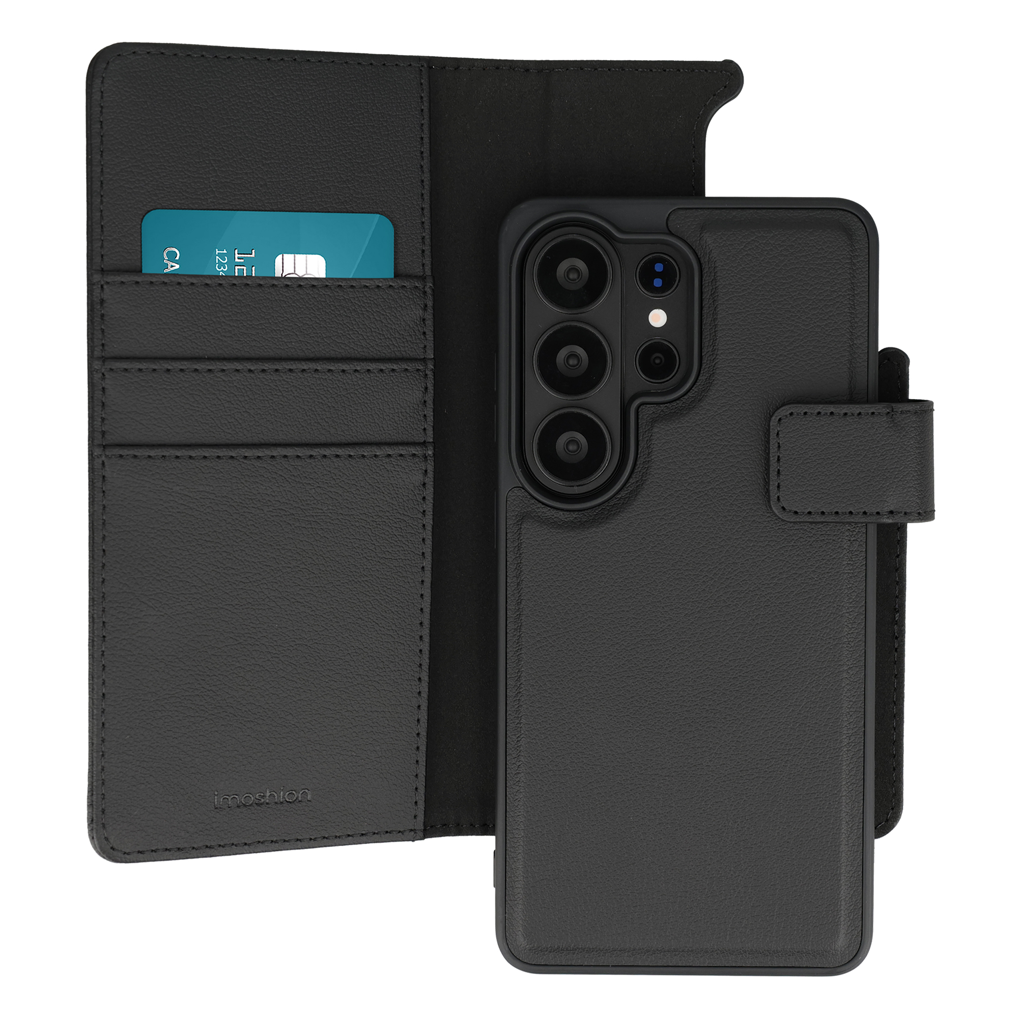 imoshion Uitneembare 2-in-1 Luxe Bookcase voor de Samsung Galaxy S26 Ultra - Zwart