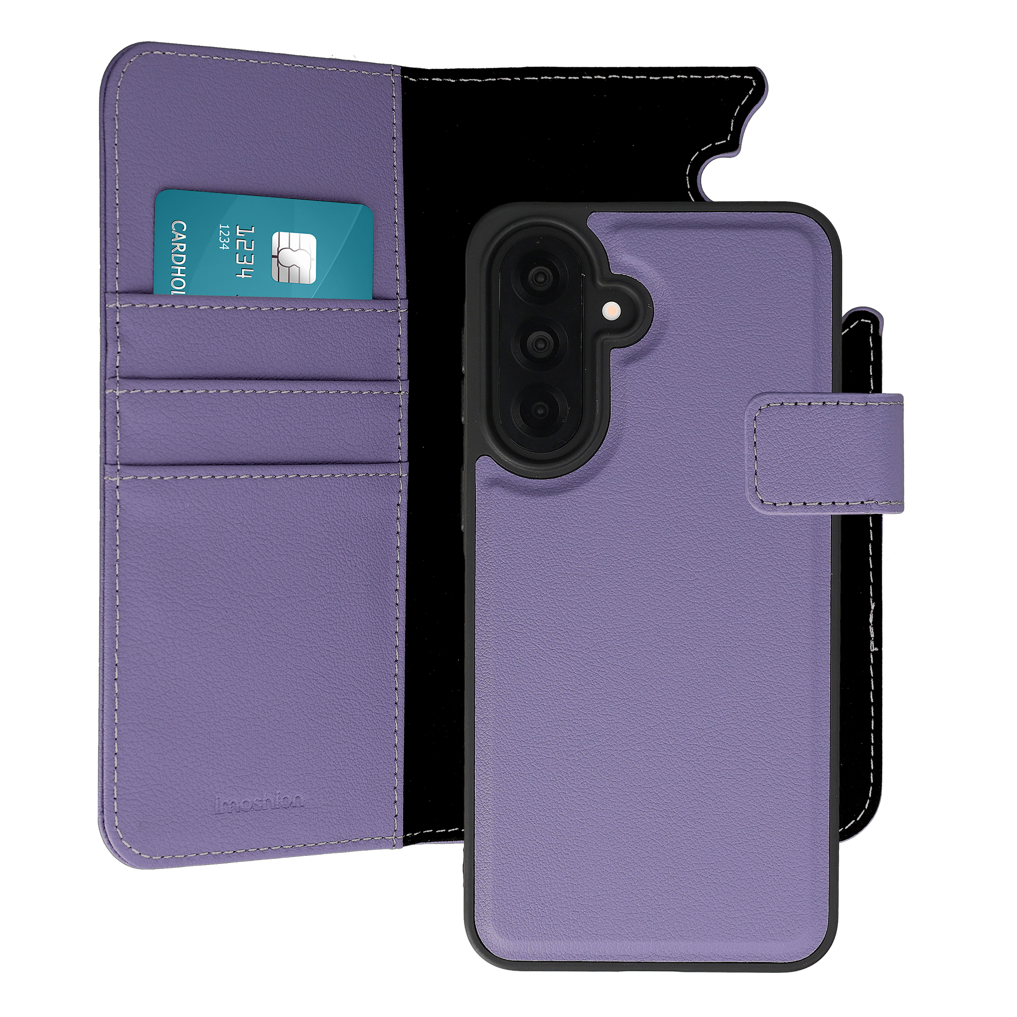 imoshion Étui portefeuille luxe 2-en-1 amovible Samsung Galaxy A37 (5G) - Violet