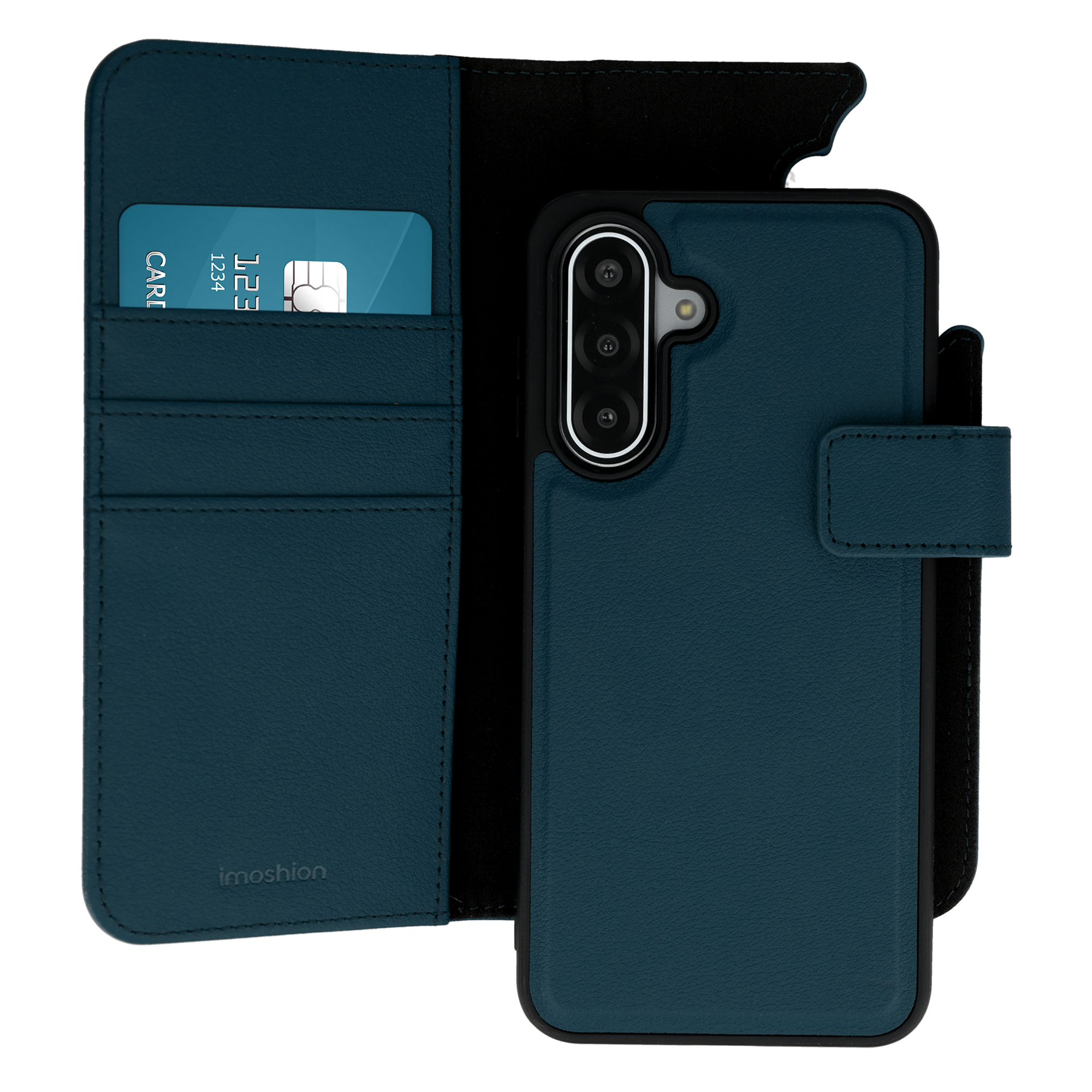 imoshion Uitneembare 2-in-1 Luxe Bookcase voor de Samsung Galaxy A17 (5G) / (4G) - Blauw