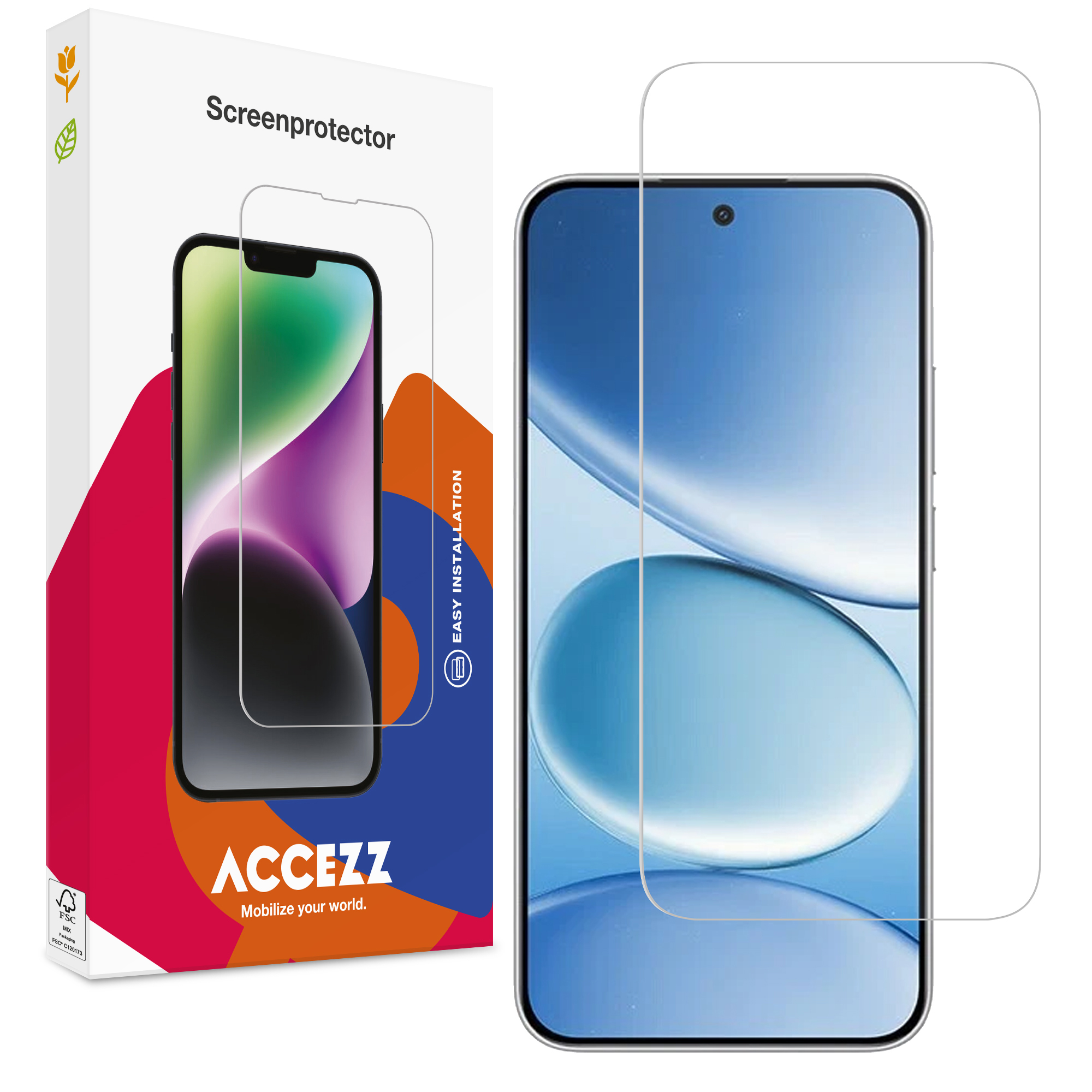 Accezz Protection d'écran en verre trempé Xiaomi Redmi Note 15 Pro (5G)