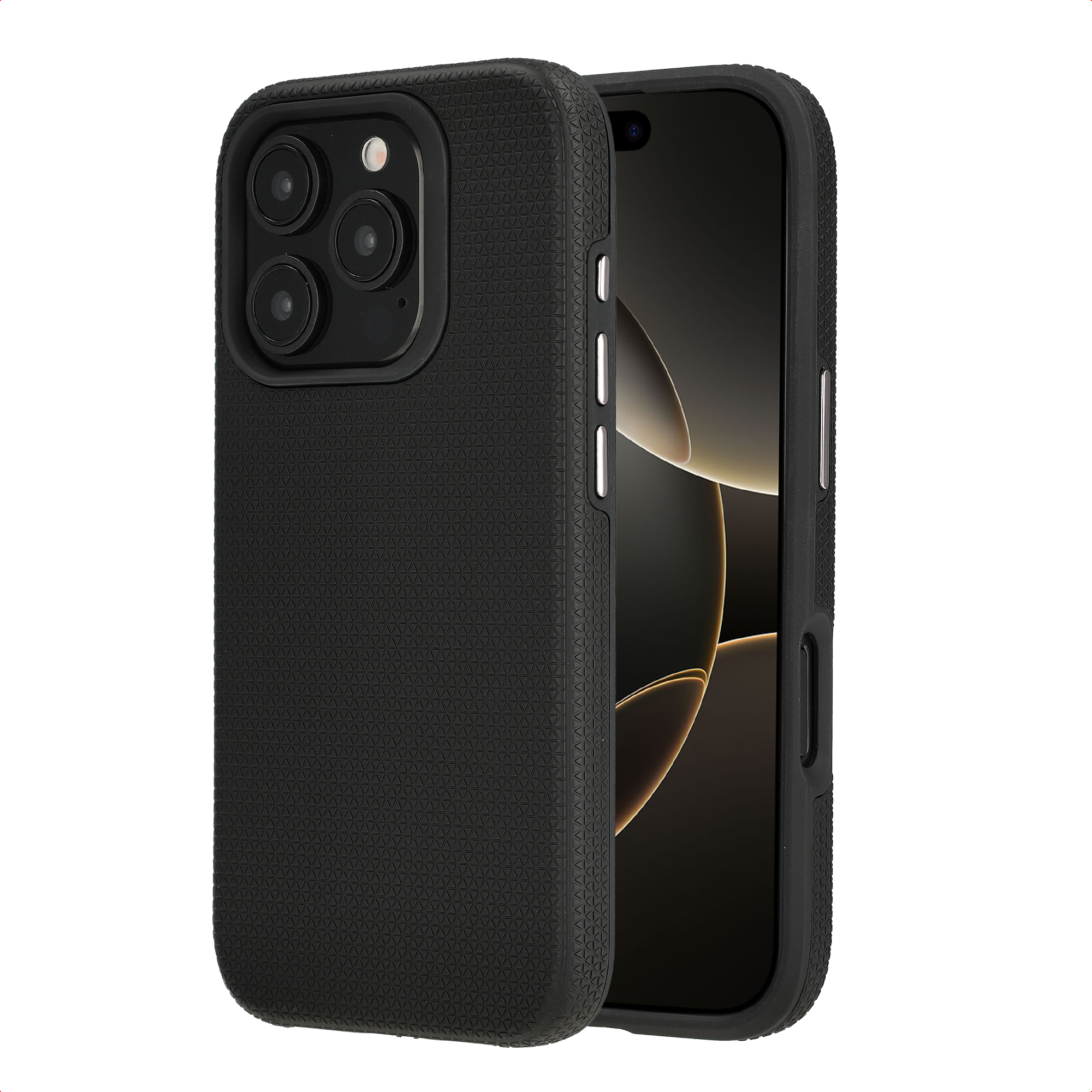 Accezz Coque Tough avec MagSafe Apple iPhone 16 Pro - Noir
