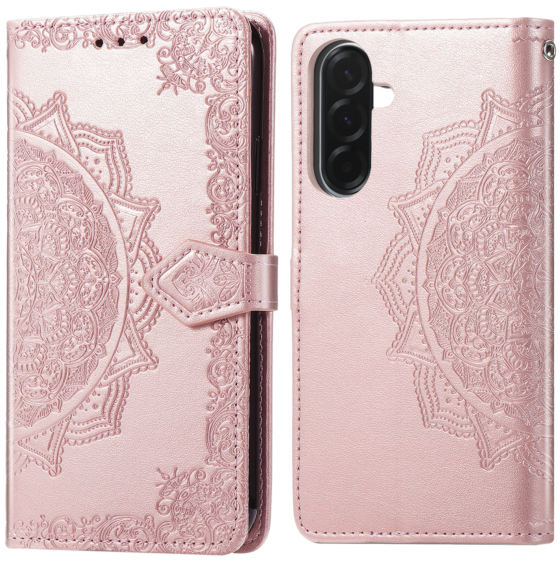 imoshion Mandala Bookcase voor de Samsung Galaxy A57 (5G) - Rosé Goud