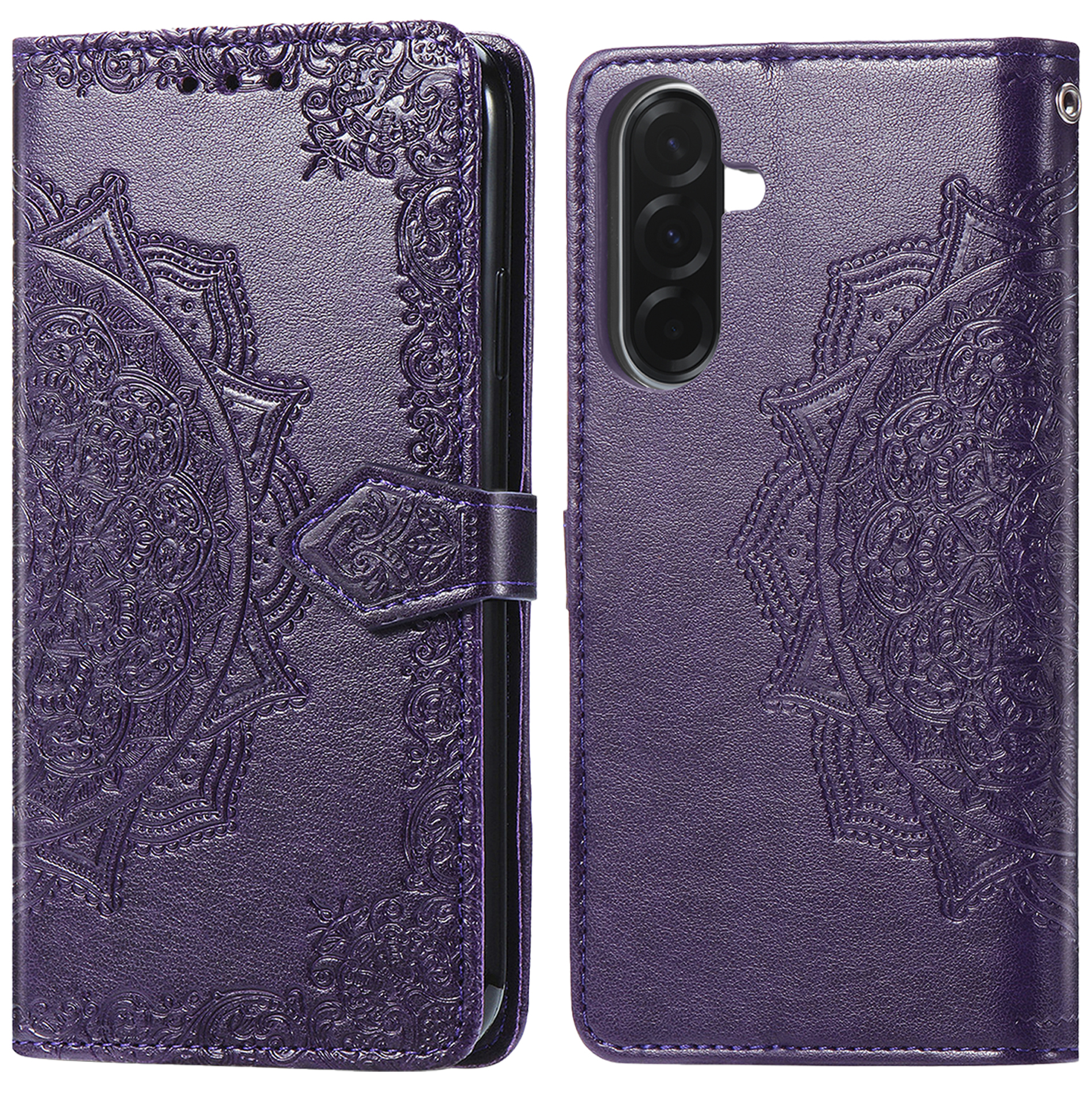 imoshion Mandala Bookcase voor de Samsung Galaxy A57 (5G) - Paars