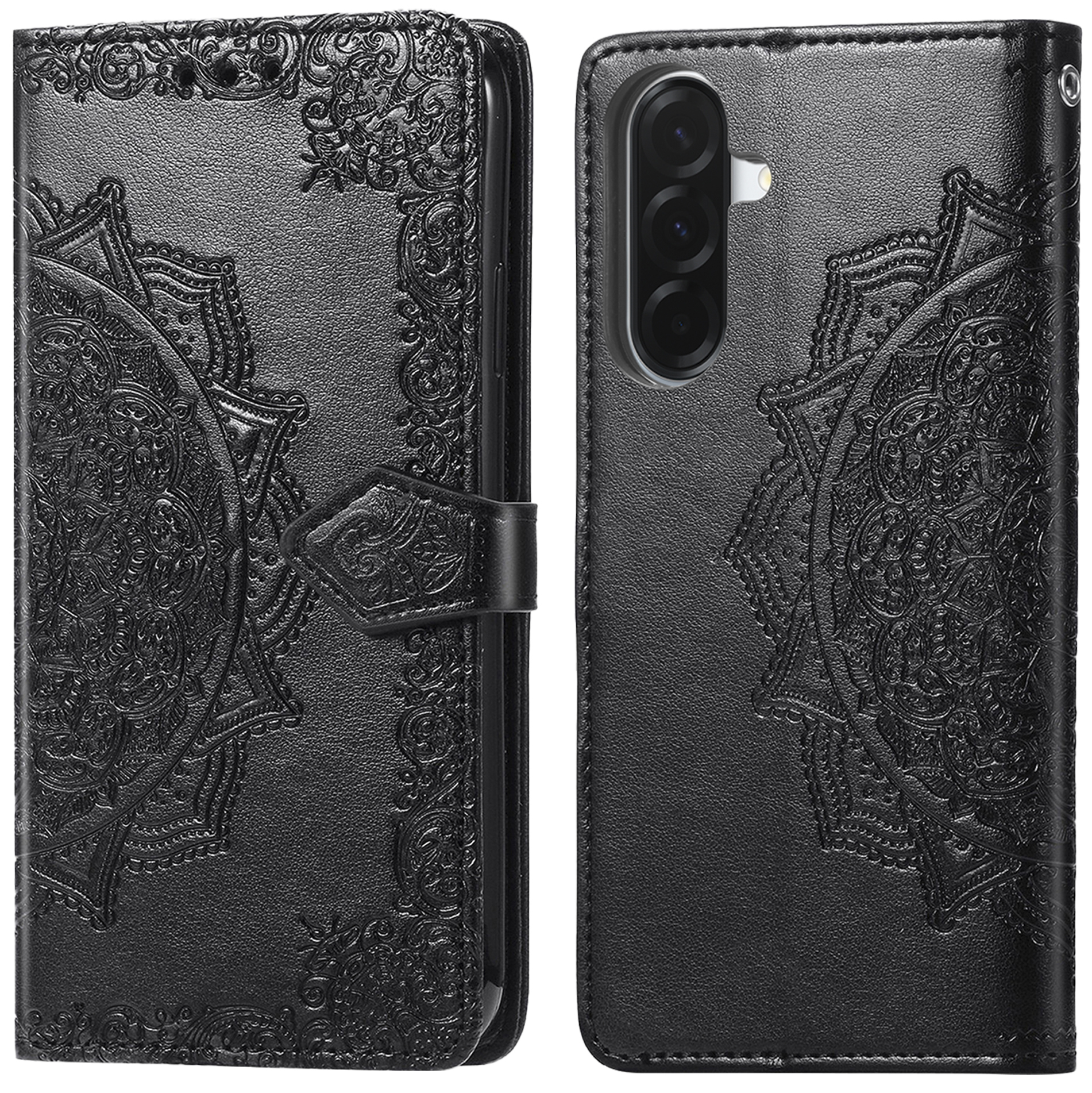 imoshion Mandala Bookcase voor de Samsung Galaxy A57 (5G) - Zwart