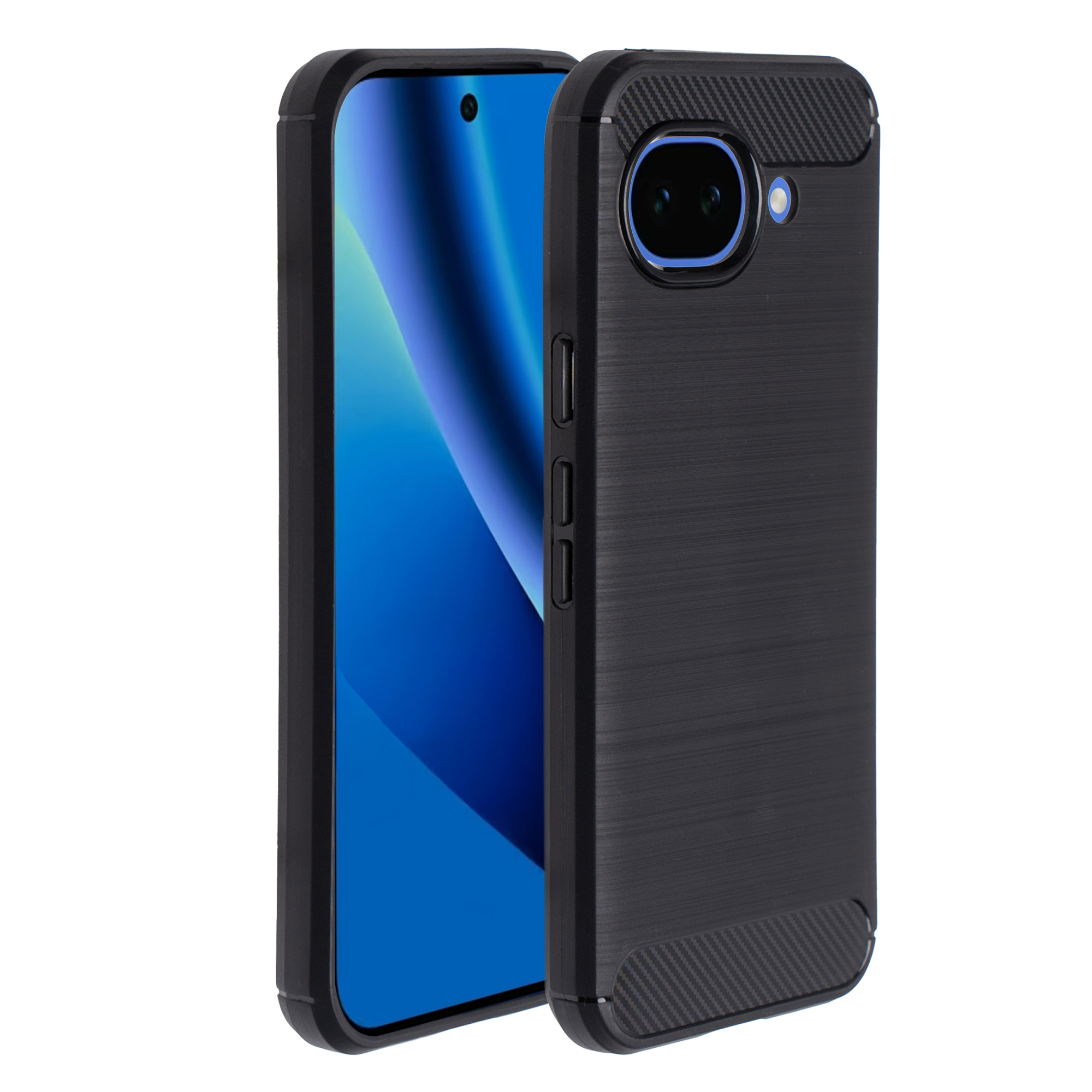 imoshion Brushed Backcover voor de Google Pixel 10a - Zwart