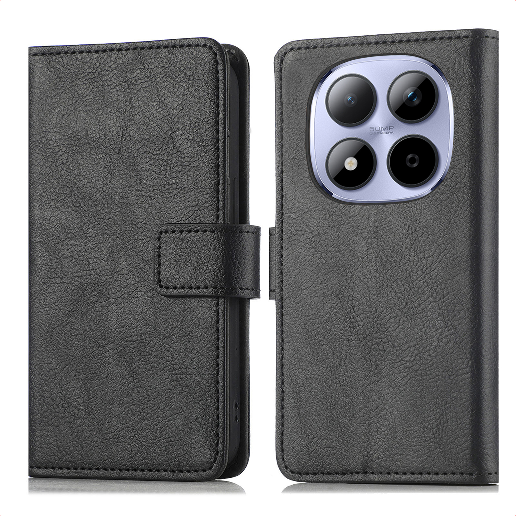 imoshion Luxe Bookcase voor de Xiaomi Redmi Note 15 Pro (5G) - Zwart