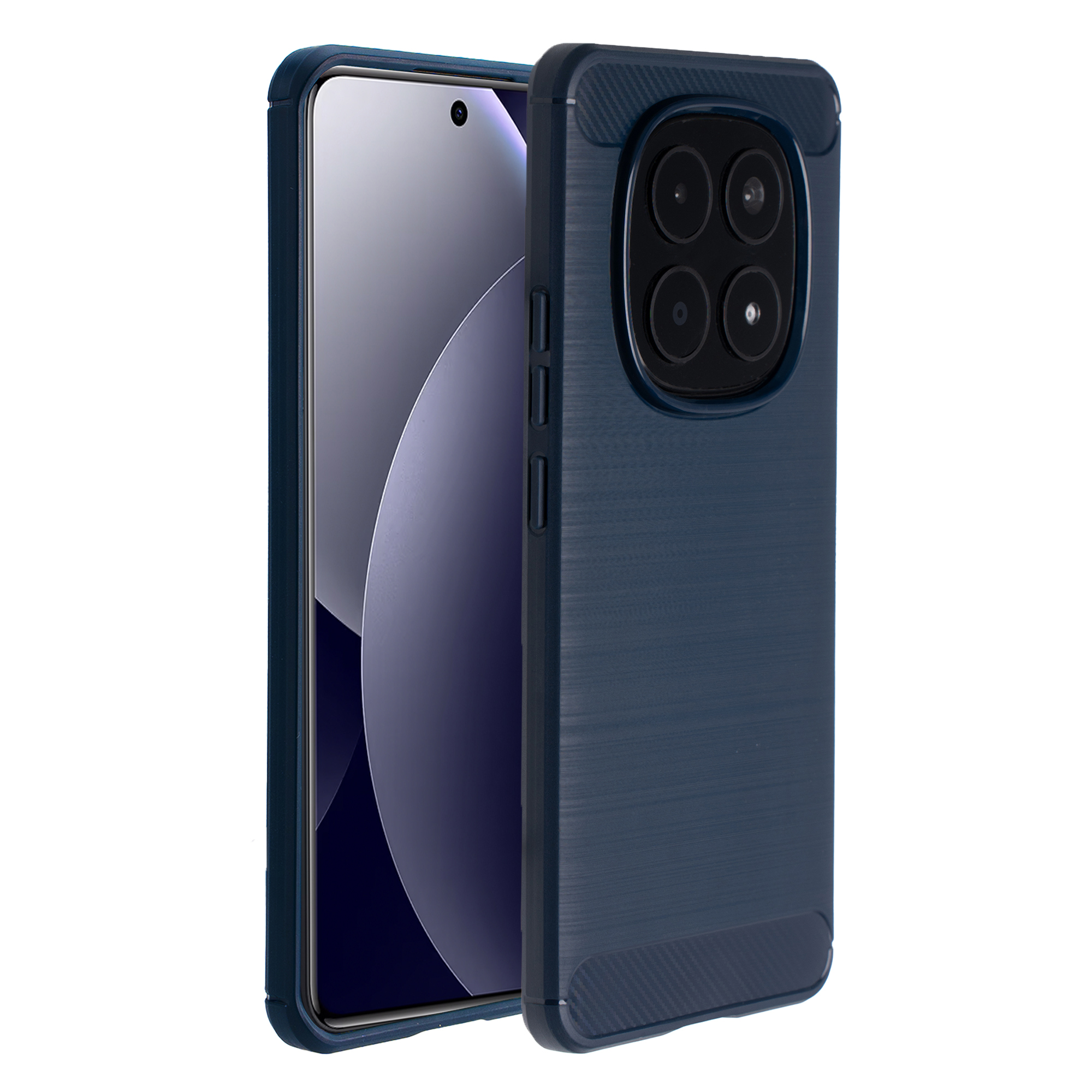 imoshion Brushed Backcover voor de Xiaomi Redmi Note 15 Pro (5G) - Donkerblauw