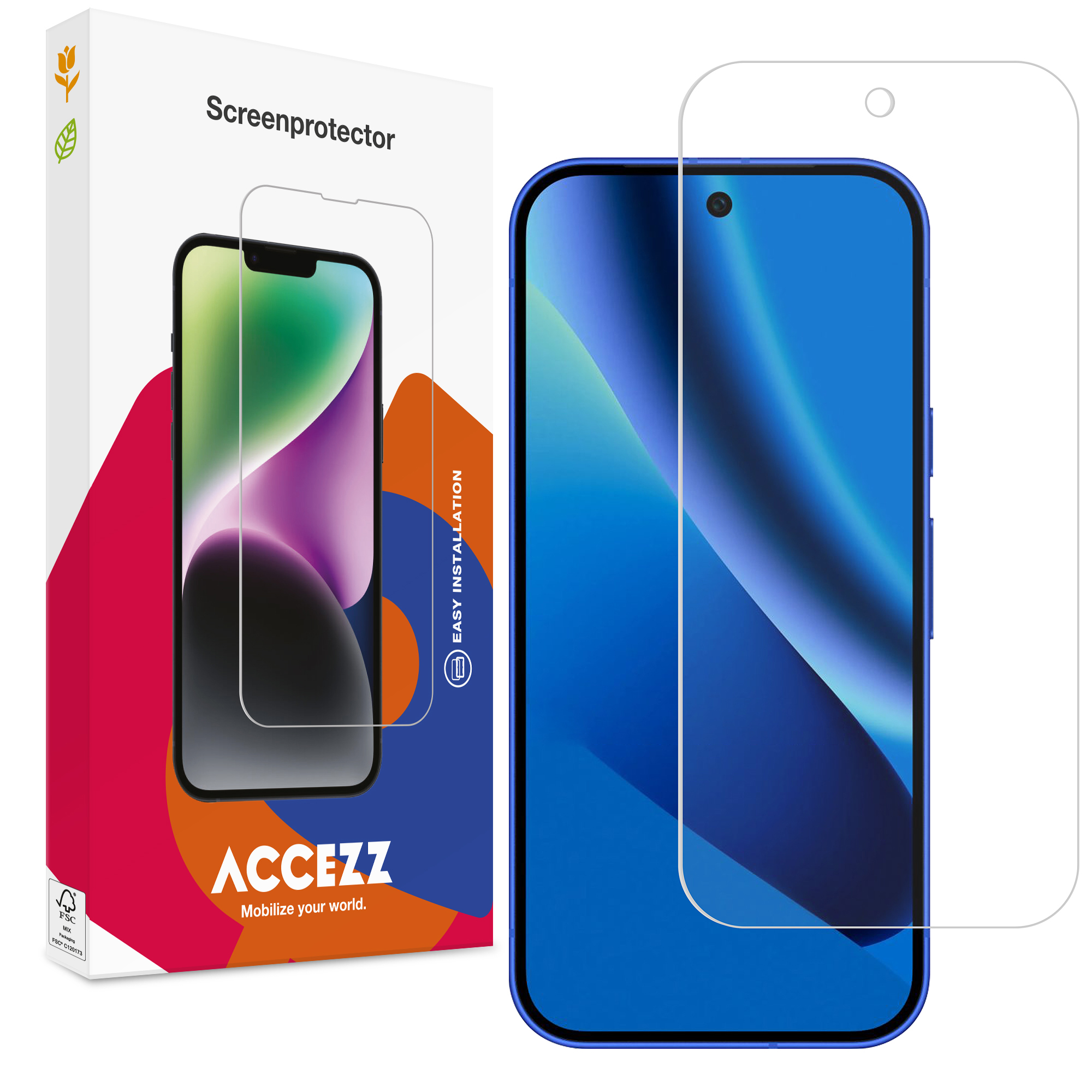 Accezz Gehard Glas Screenprotector voor de Google Pixel 10a