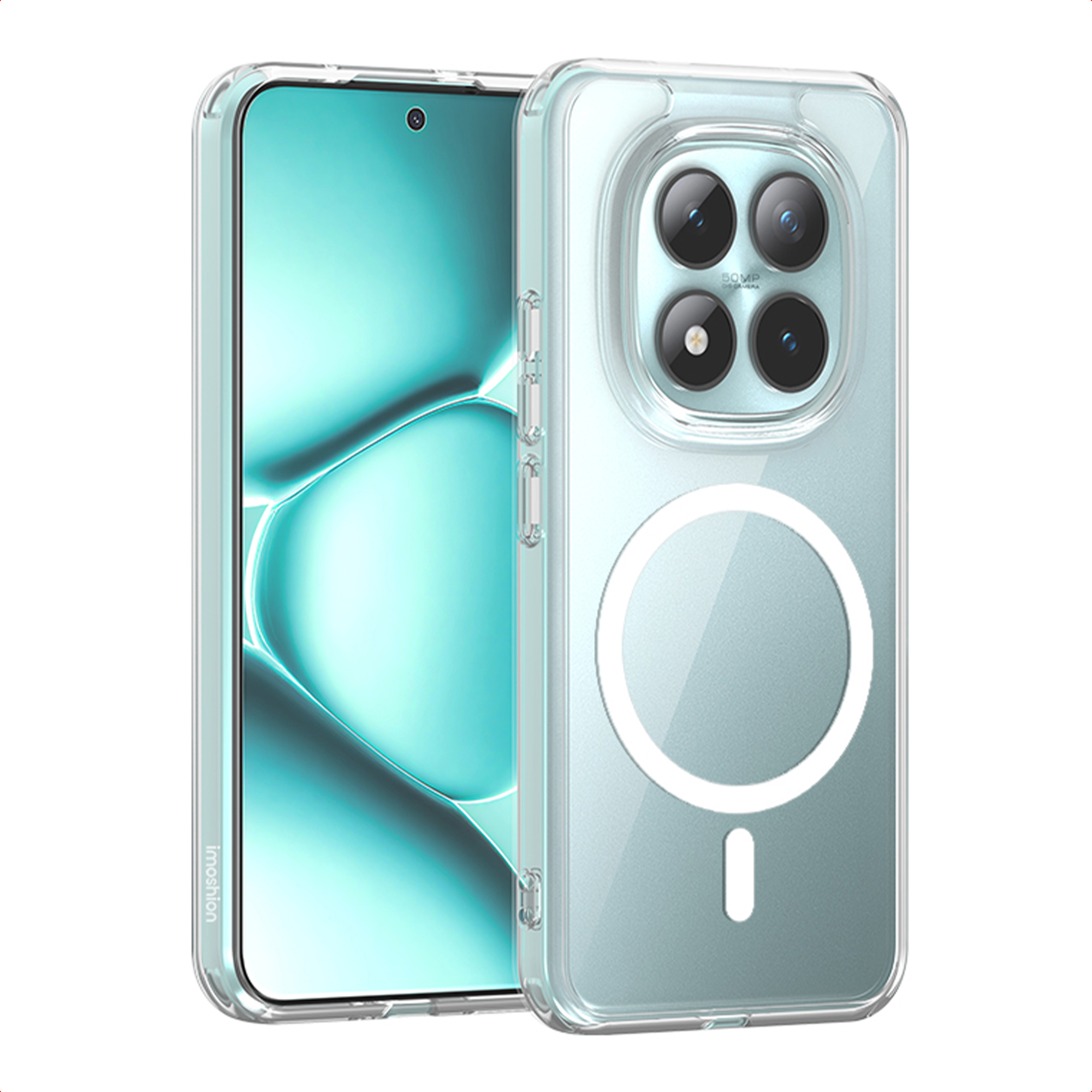 imoshion Protective Backcover met MagSafe voor de Xiaomi Redmi Note 15 Pro Plus (5G) - Transparant