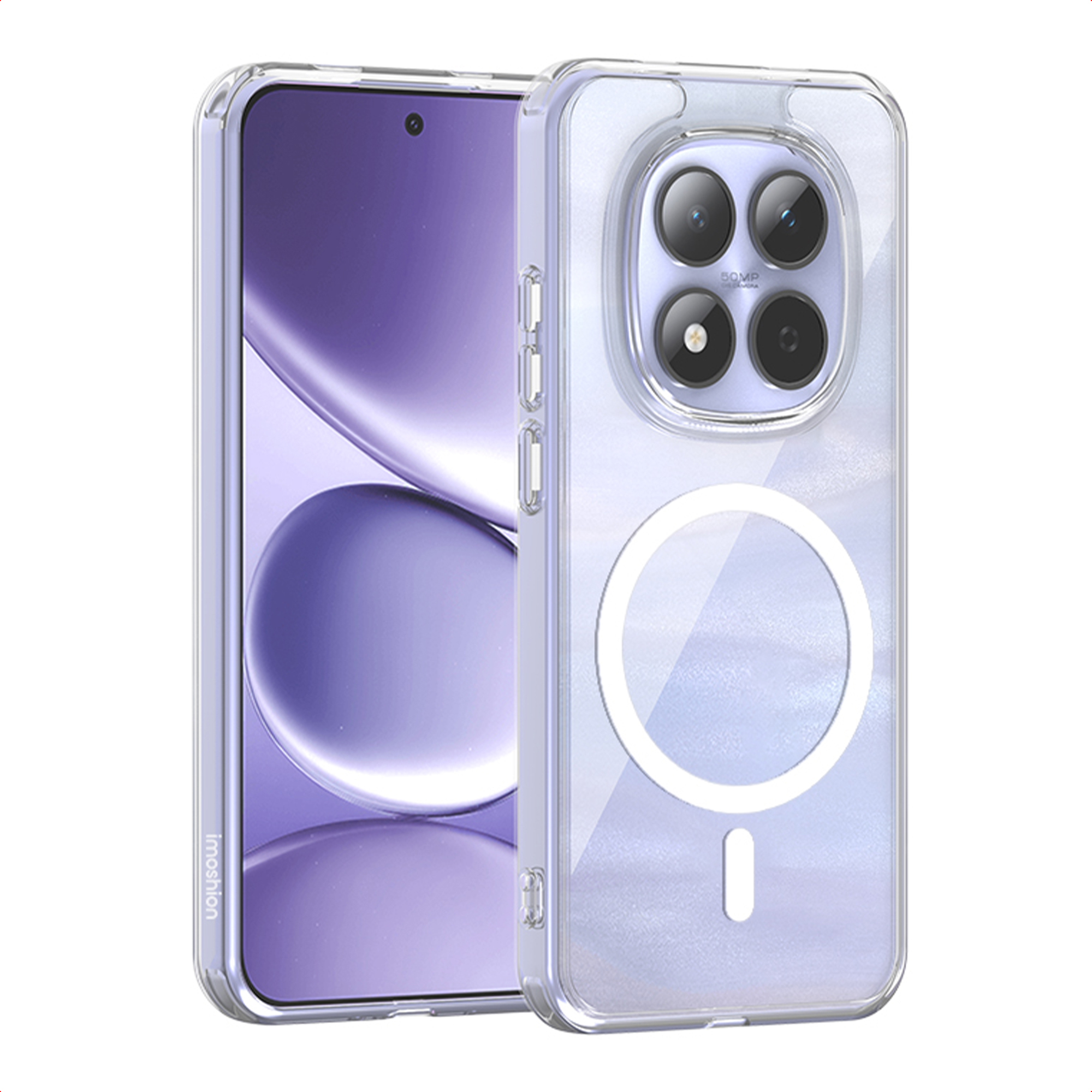 imoshion Protective Backcover met MagSafe voor de Xiaomi Redmi Note 15 Pro (5G) - Transparant