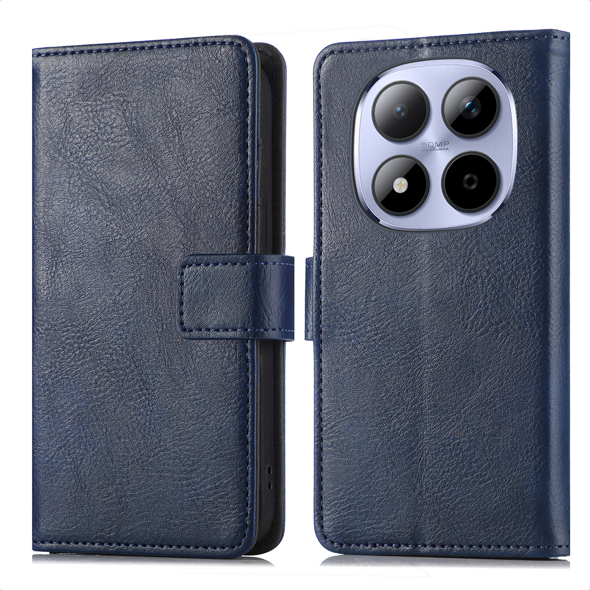 imoshion Luxe Bookcase voor de Xiaomi Redmi Note 15 Pro Plus (5G) - Donkerblauw