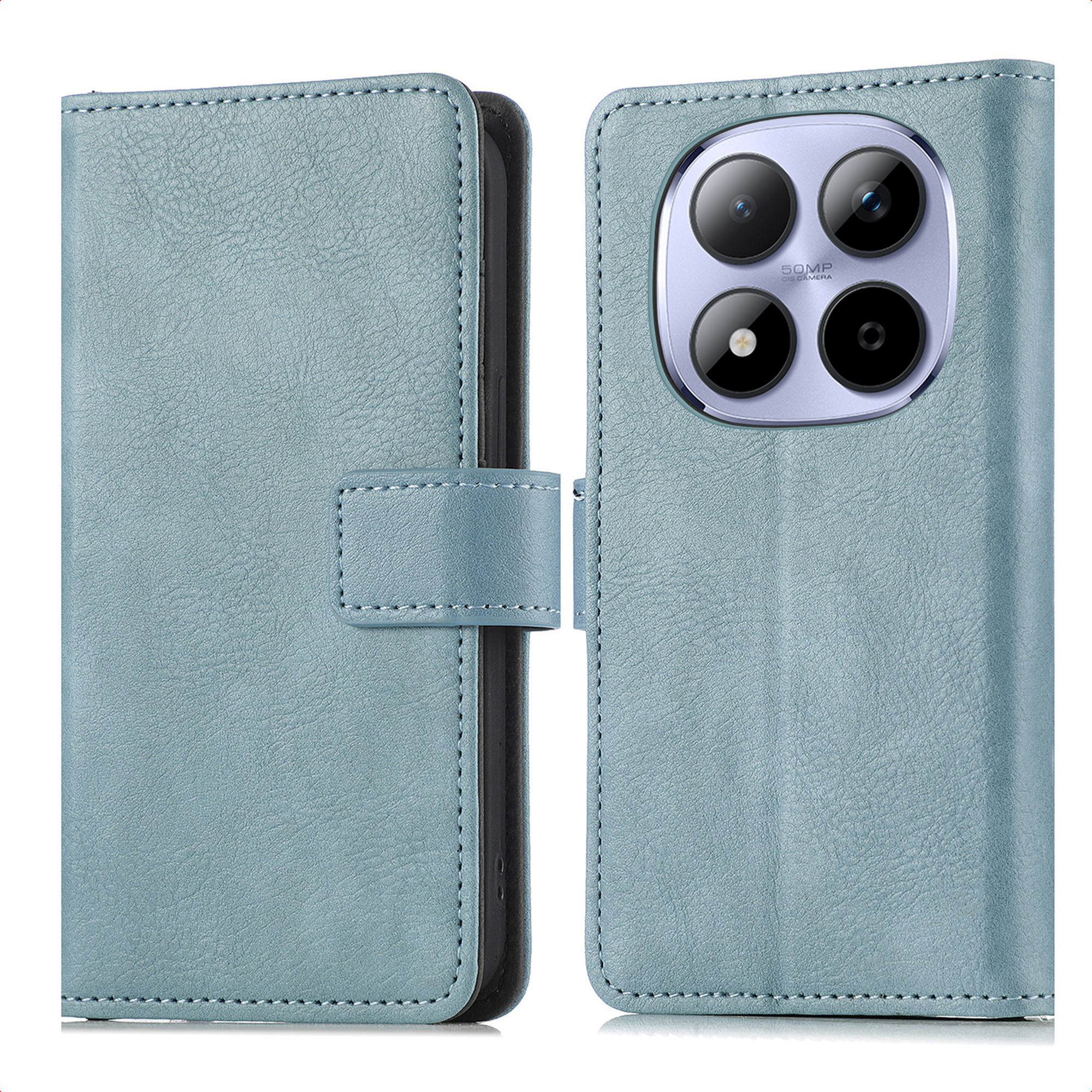 imoshion Luxe Bookcase voor de Xiaomi Redmi Note 15 Pro Plus (5G) - Lichtblauw