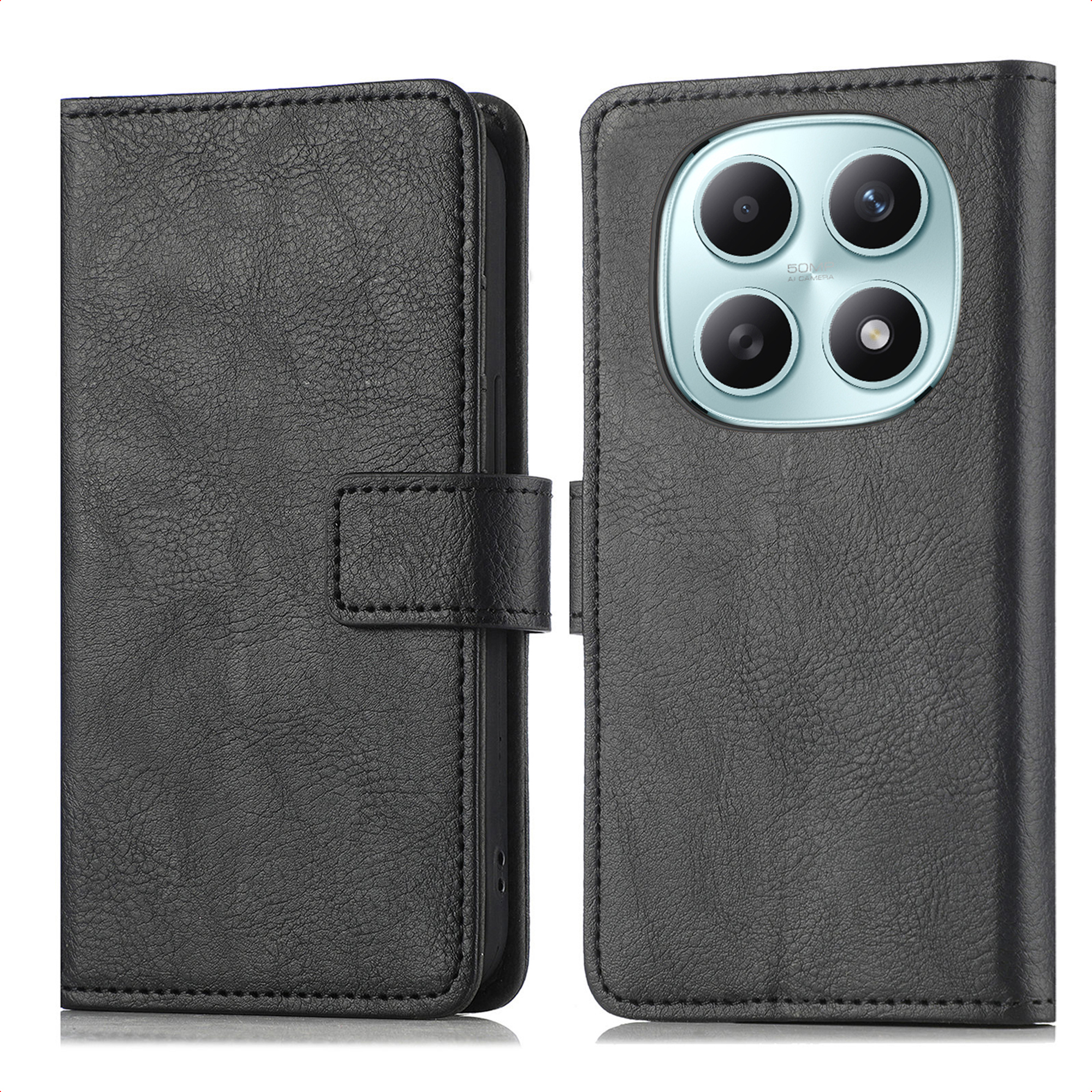 imoshion Luxe Bookcase voor de Xiaomi Redmi Note 15 (5G) - Zwart