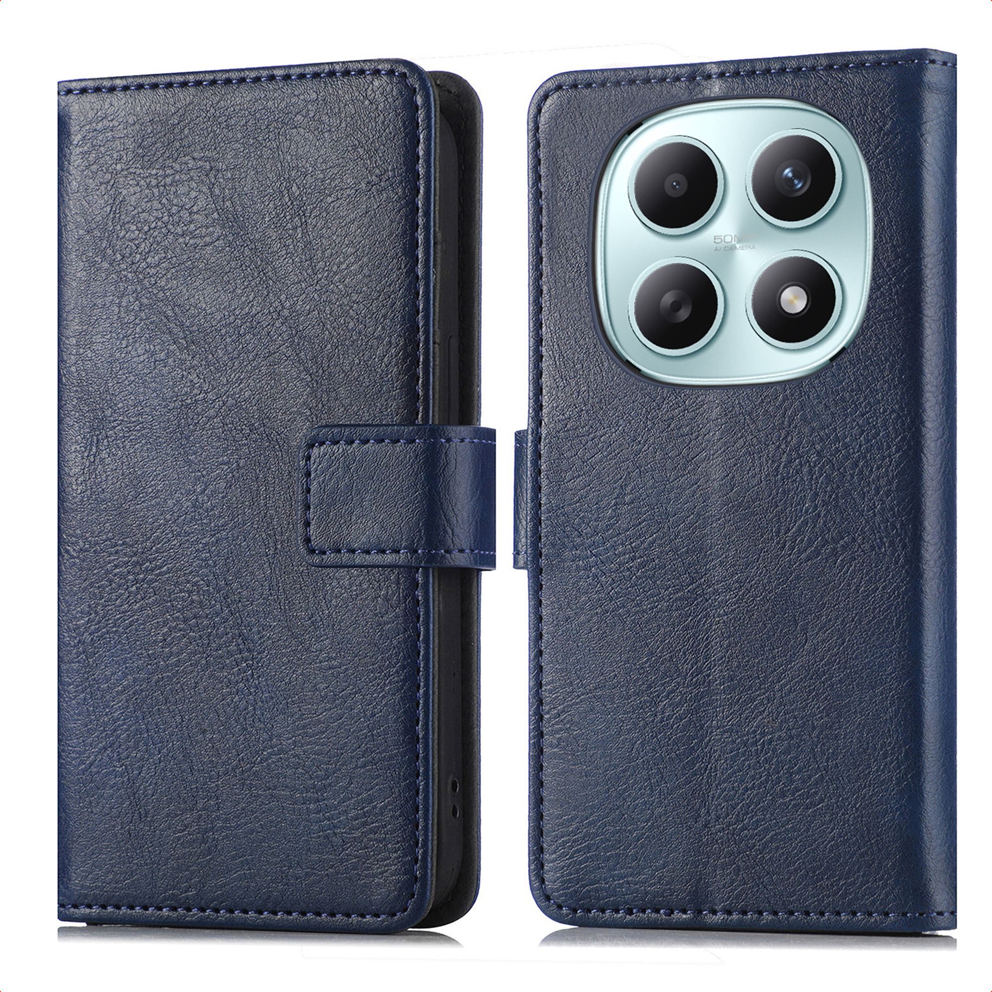 imoshion Luxe Bookcase voor de Xiaomi Redmi Note 15 (5G) - Donkerblauw