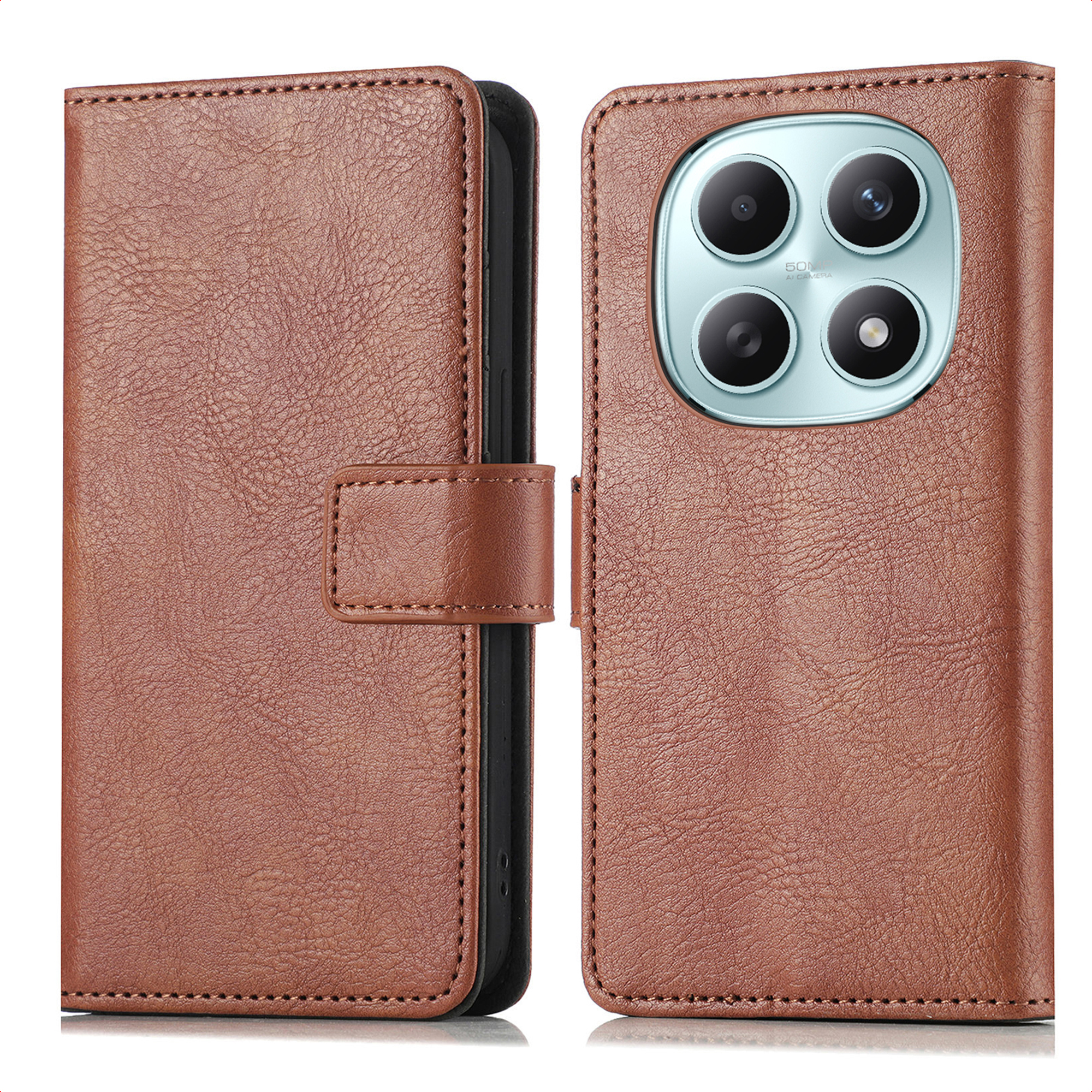 imoshion Luxe Bookcase voor de Xiaomi Redmi Note 15 (5G) - Bruin