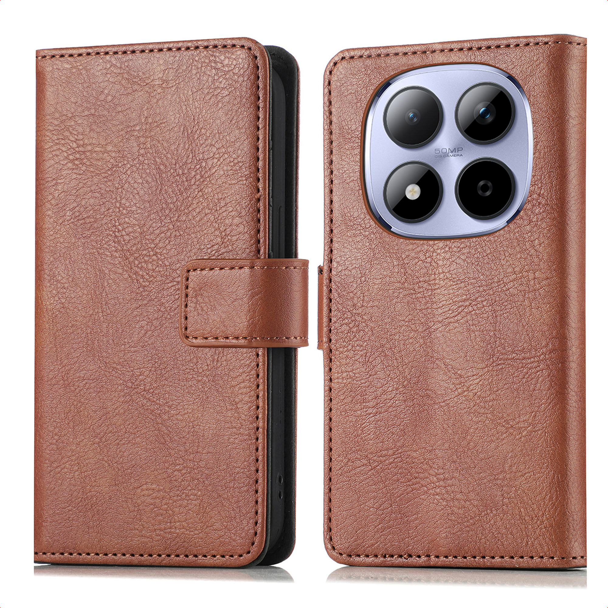 imoshion Luxe Bookcase voor de Xiaomi Redmi Note 15 (4G) - Bruin