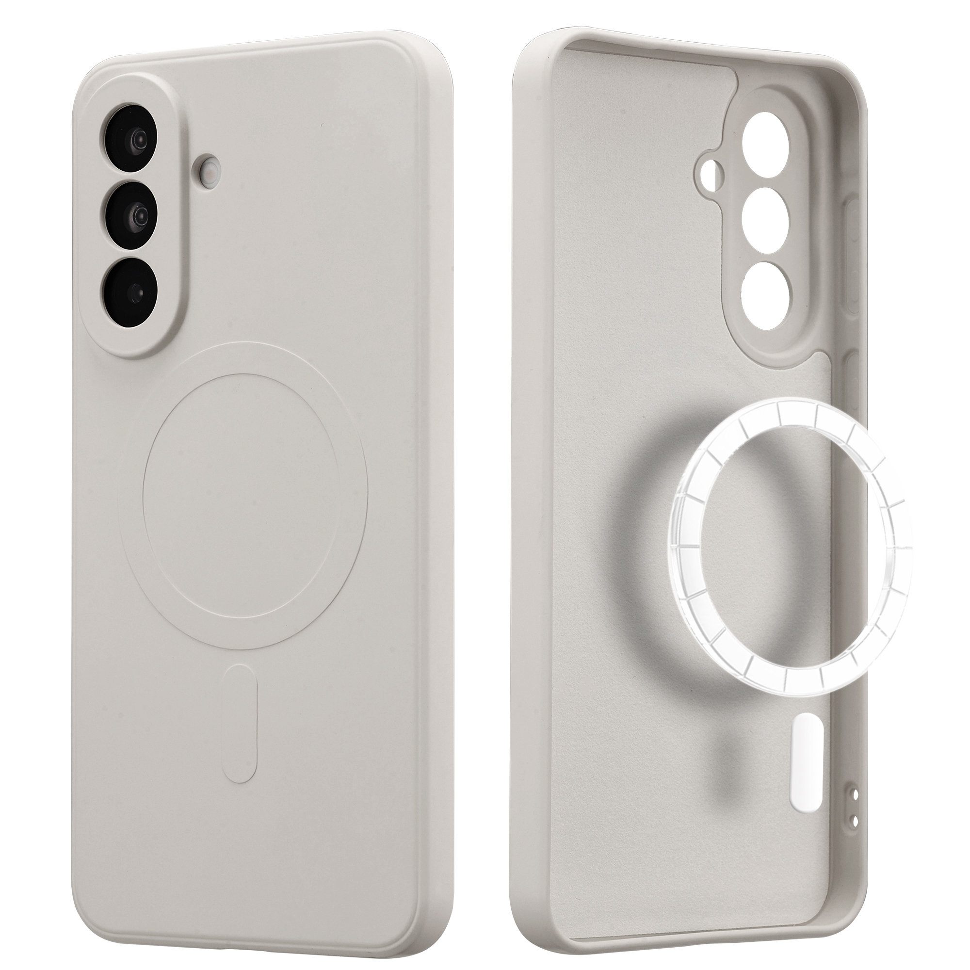 imoshion Coque Couleur avec MagSafe Samsung Galaxy A37 (5G) - Beige