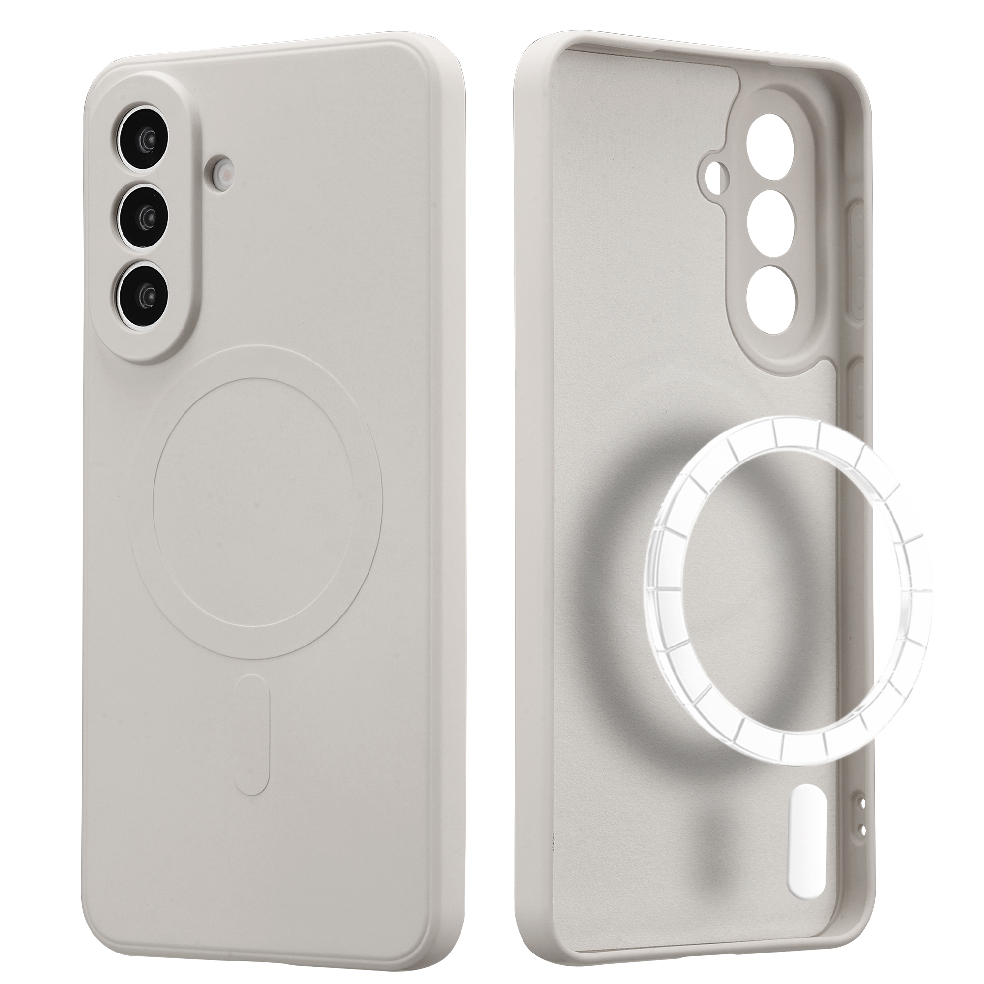 imoshion Coque Couleur avec MagSafe Samsung Galaxy A57 (5G) - Beige