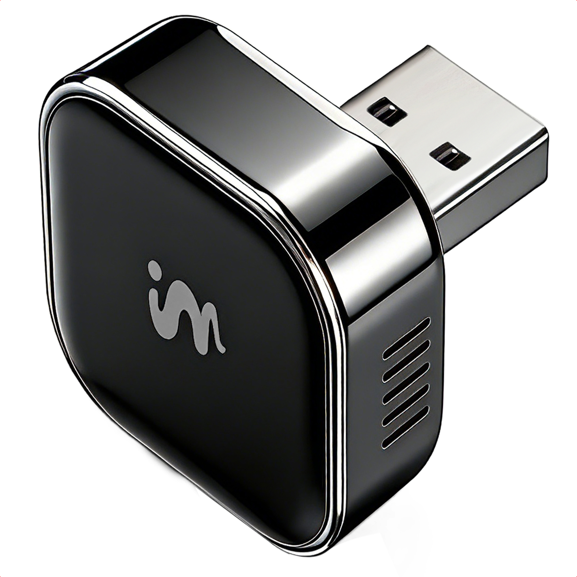 imoshion Mini 2-in-1 Auto Dongle - Draadloze CarPlay en Android Auto - Zwart