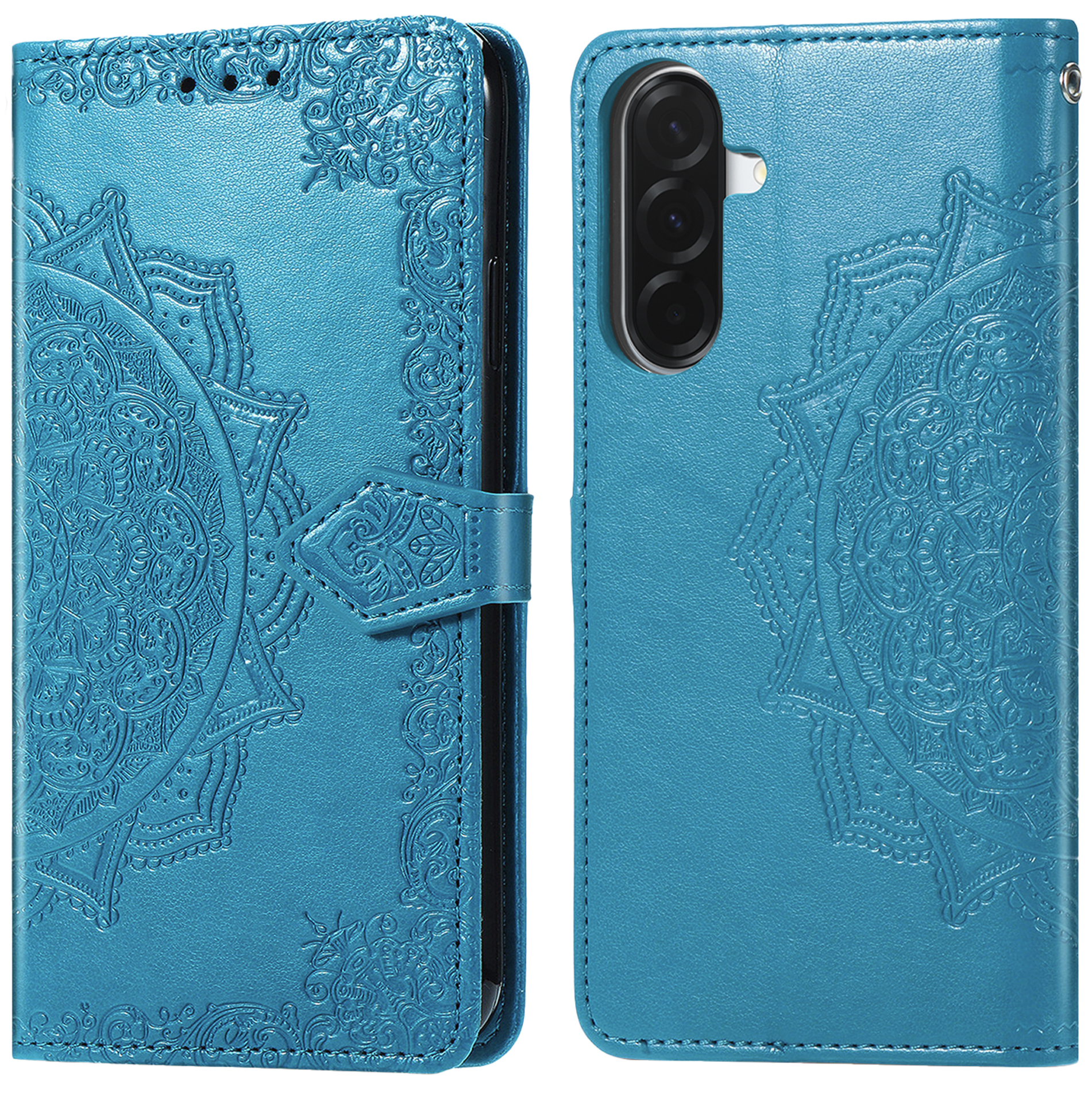 imoshion Mandala Bookcase voor de Samsung Galaxy A37 (5G) - Turquoise