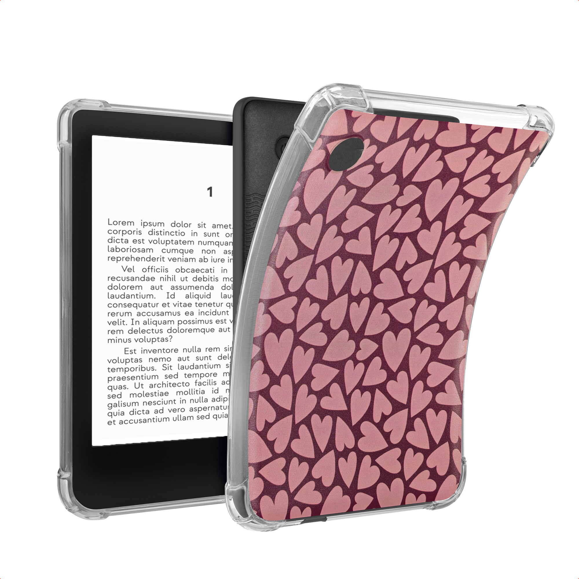 imoshion Coque Design Clear Kobo Clara Colour / Clara BW - Hearty Blush