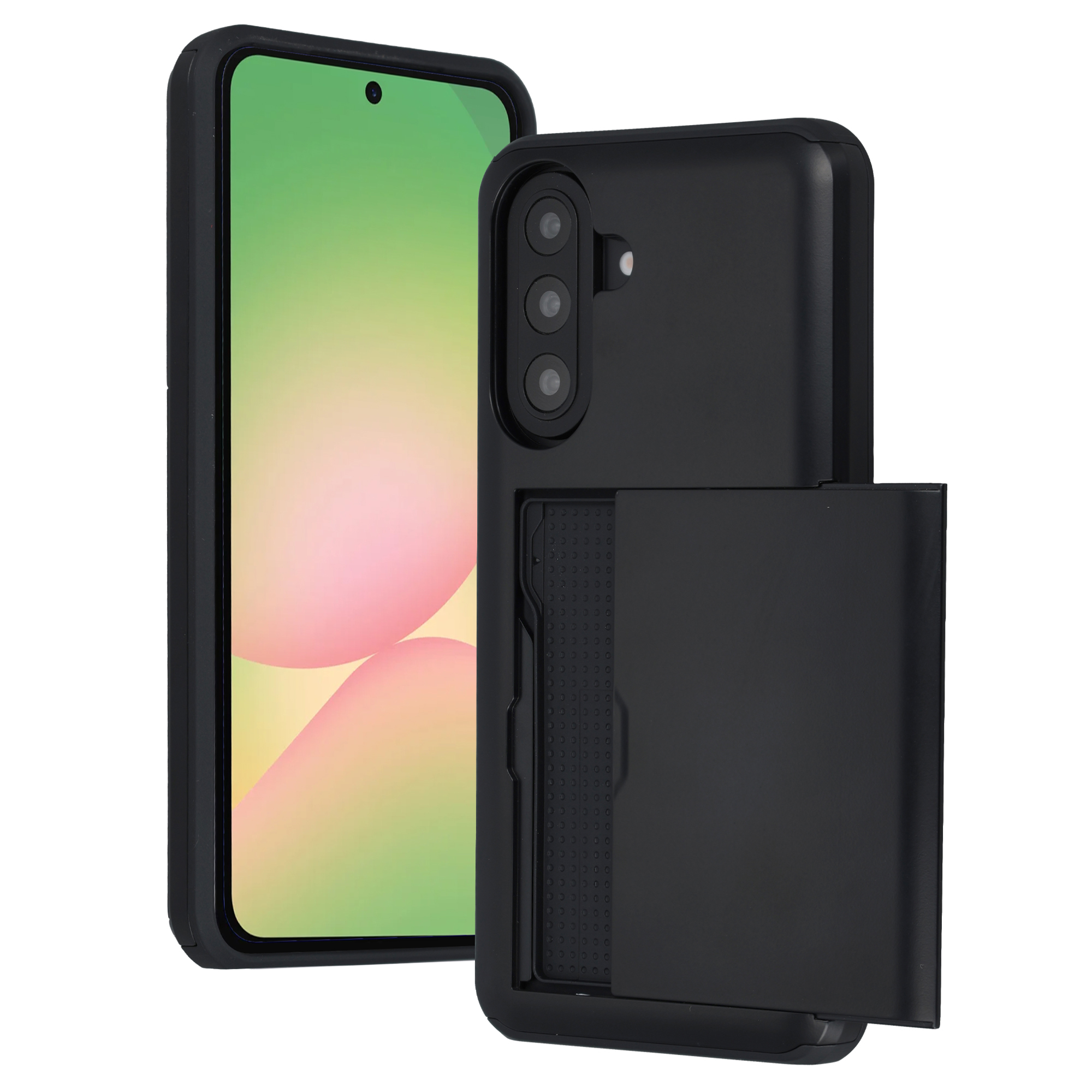 imoshion Coque arrière avec porte-cartes Samsung Galaxy A57 (5G) - Noir