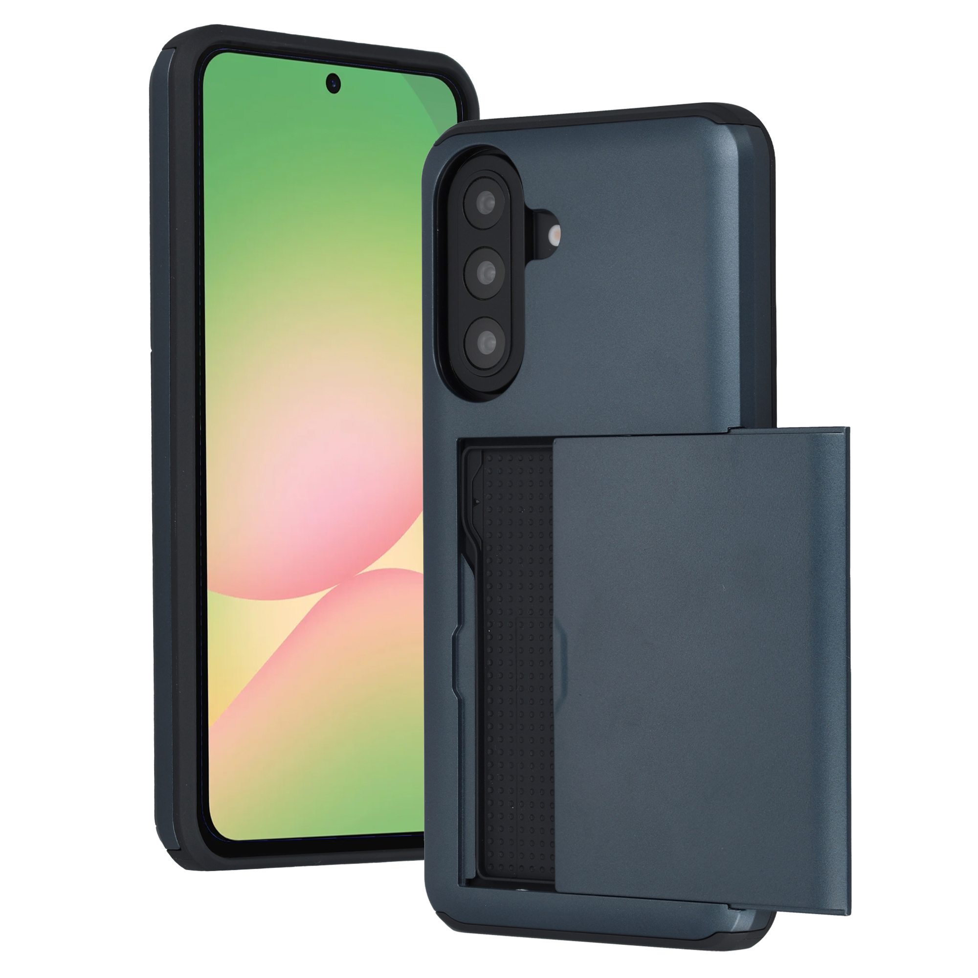 imoshion Backcover met pasjeshouder voor de Samsung Galaxy A57 (5G) - Donkerblauw