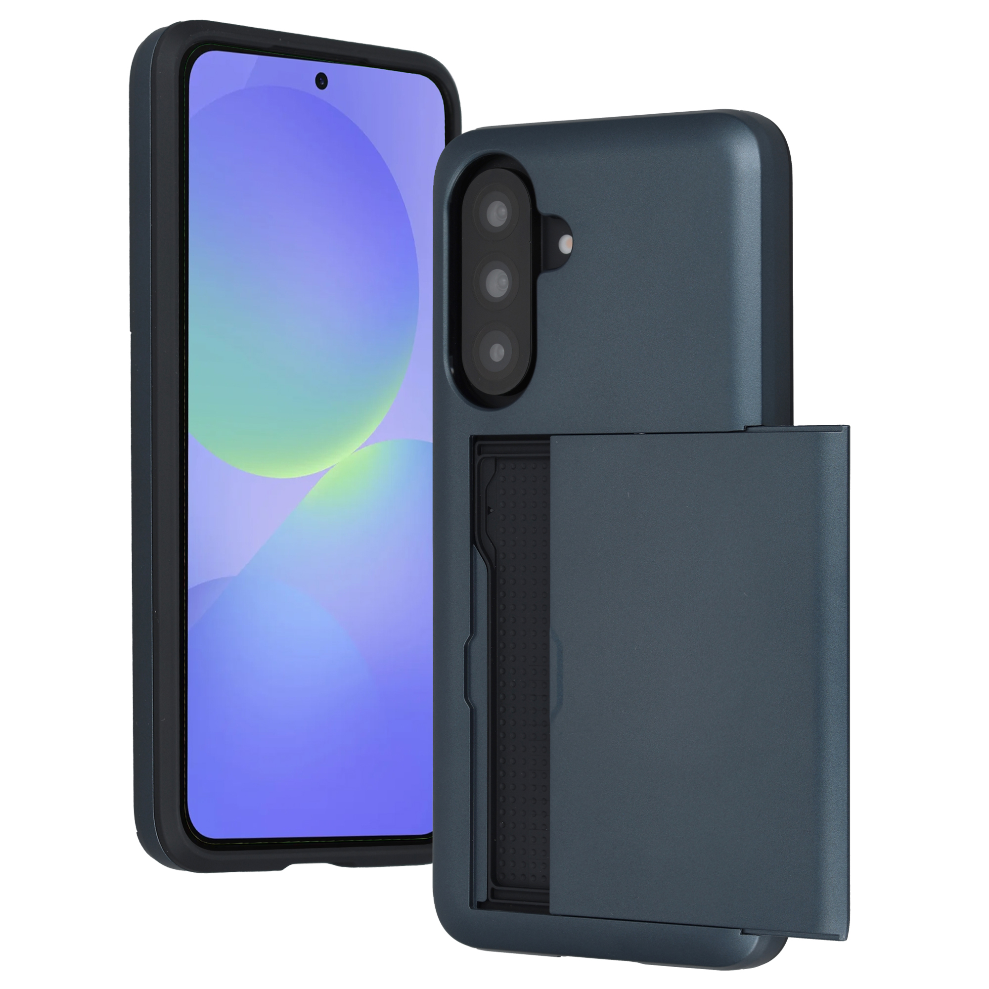 imoshion Coque arrière avec porte-cartes Samsung Galaxy A37 (5G) - Bleu foncé