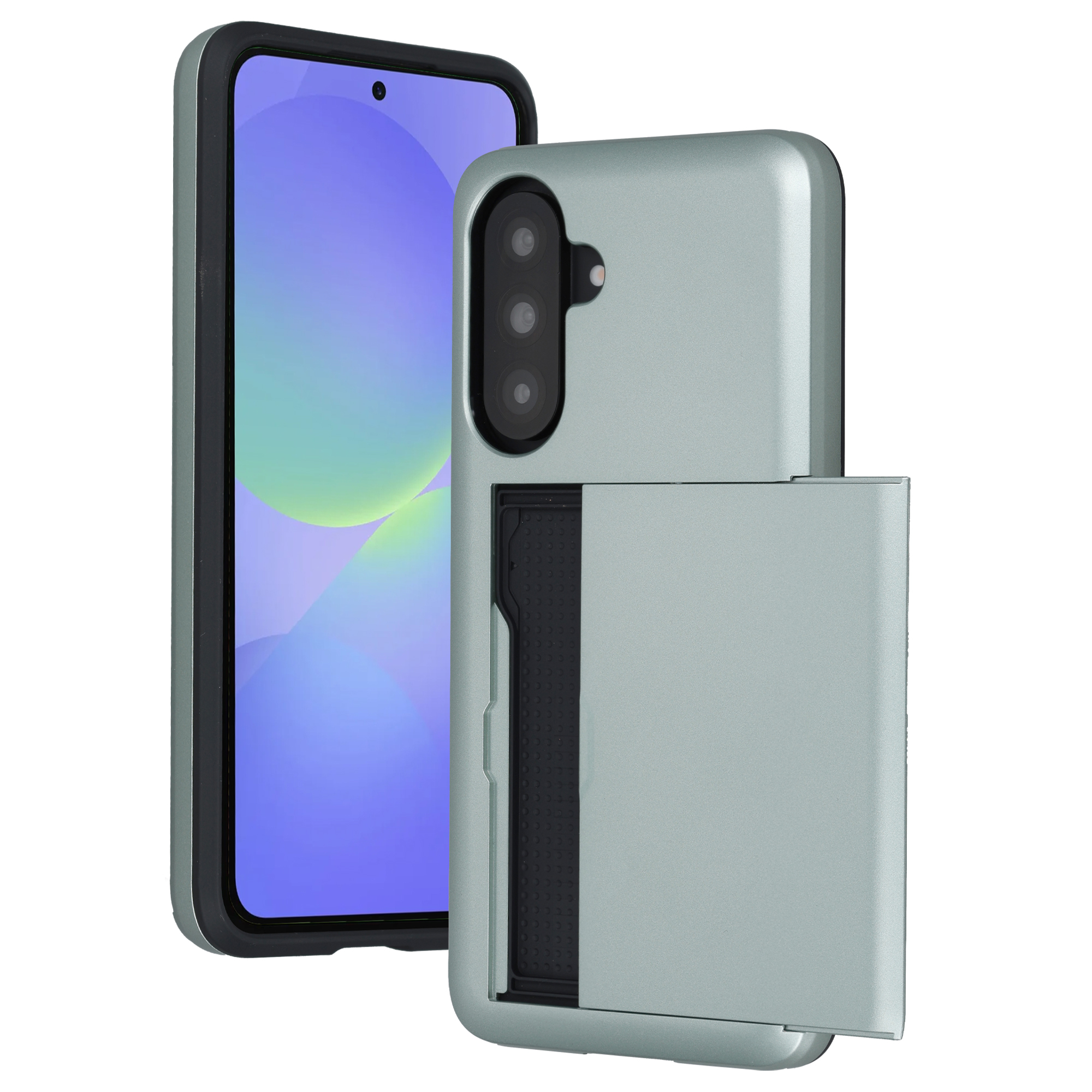 imoshion Coque arrière avec porte-cartes Samsung Galaxy A37 (5G) - Vert