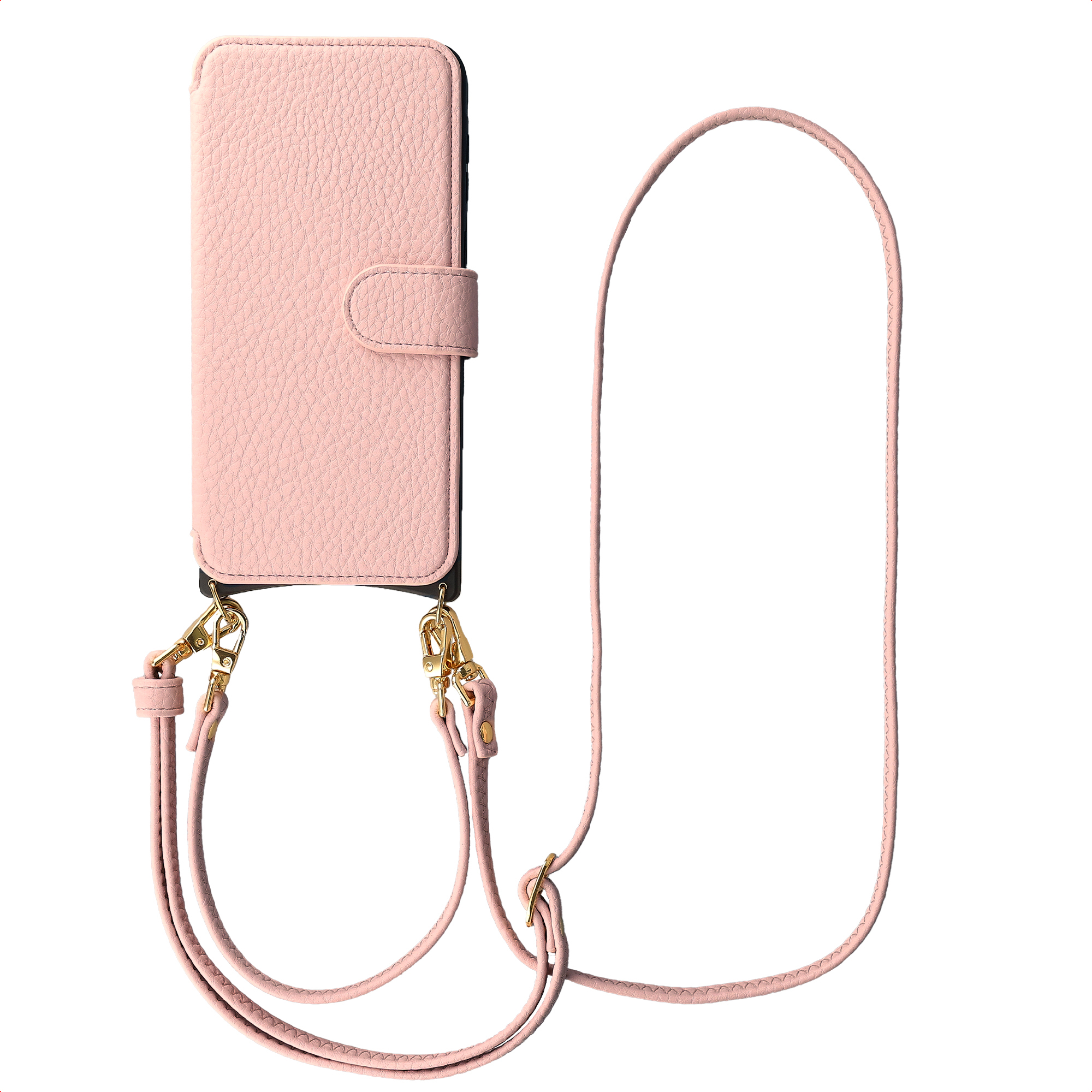 Selencia Riva Bookcase met MagSafe en Koord voor de Samsung Galaxy S26 - Old Pink