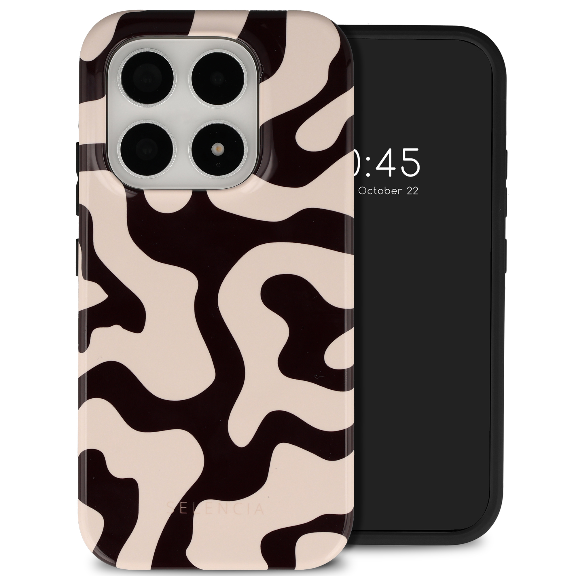 Selencia Coque arrière Vivid avec MagSafe Xiaomi 17 - Art Wave Black