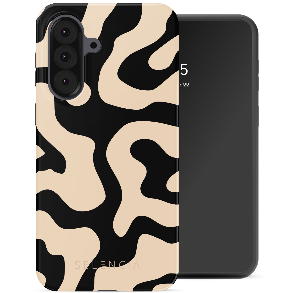 Selencia Coque arrière Vivid Samsung Galaxy A37 (5G) - Art Wave Black