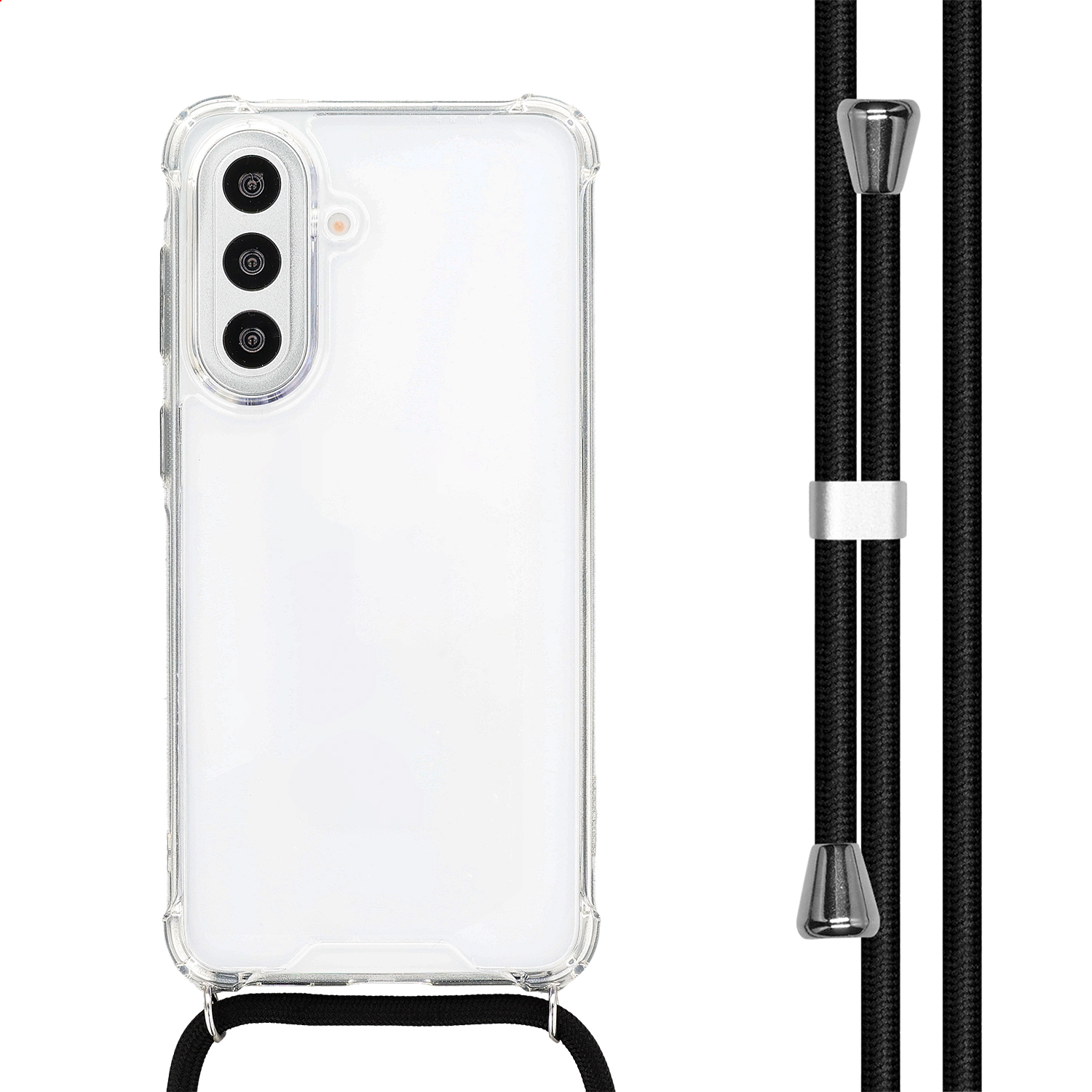 imoshion Transparante Backcover met koord voor de Samsung Galaxy A57 (5G) - Zwart