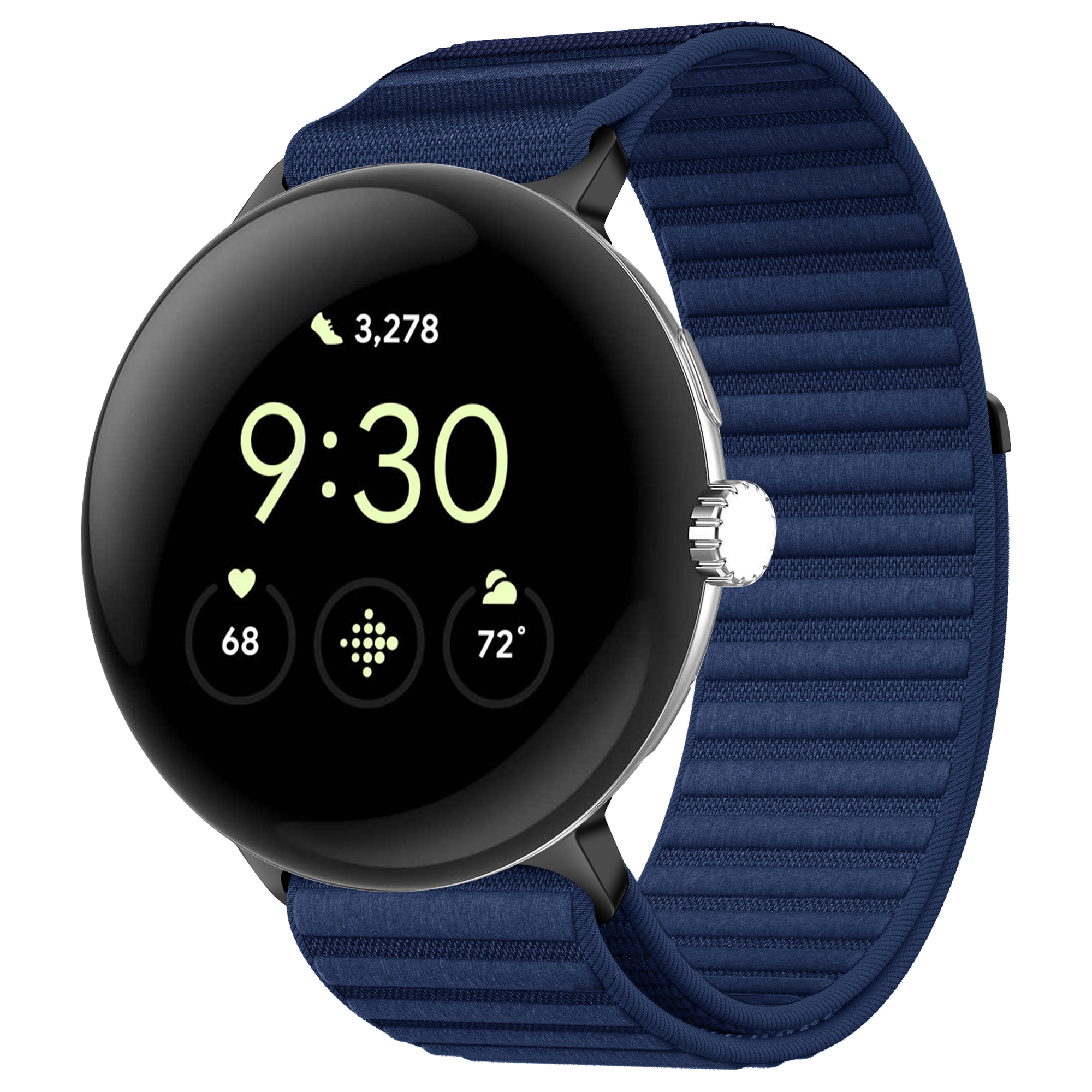 imoshion Bracelet en nylon Google Pixel Watch 3 / 4 (45 mm) - Bleu foncé