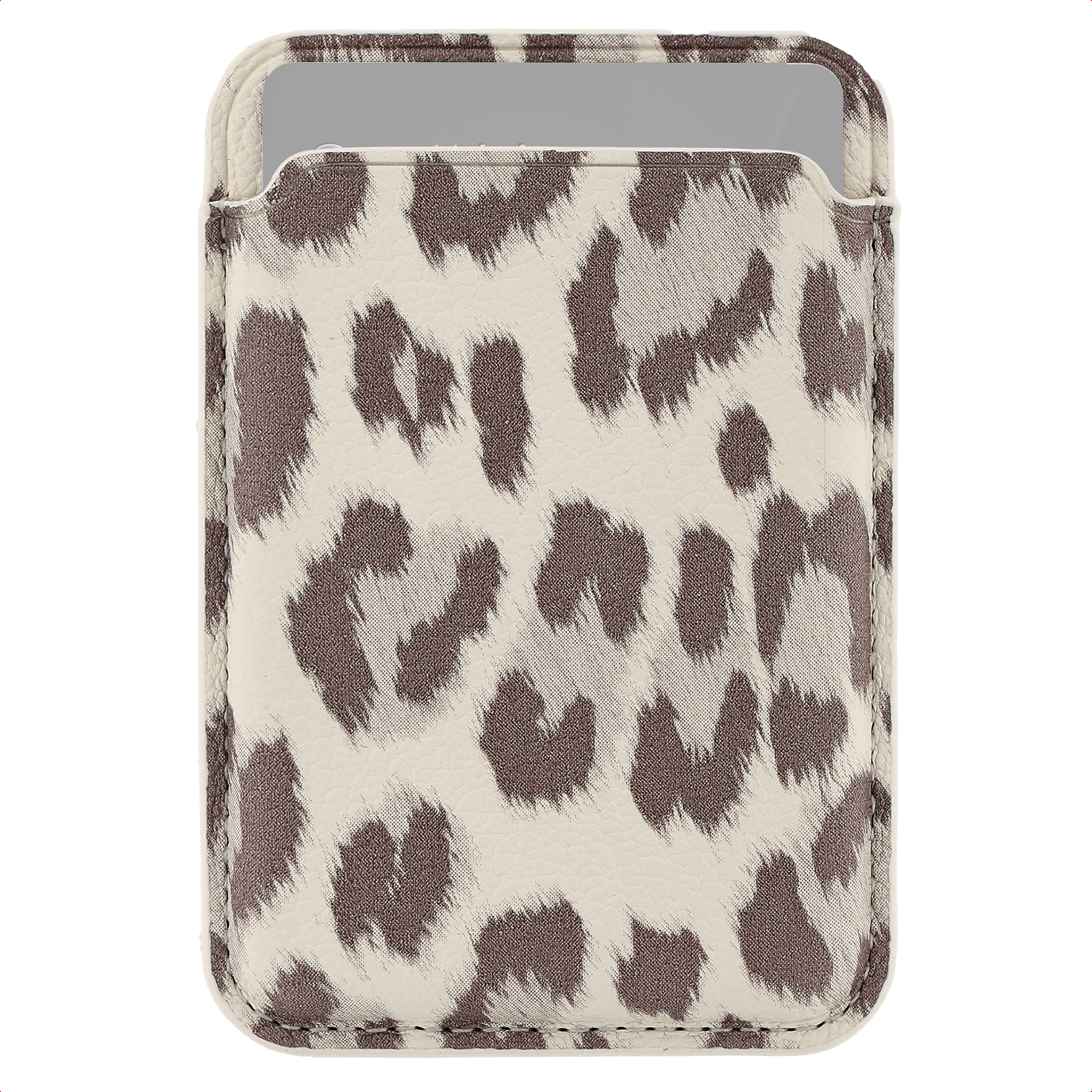 Selencia Sabi Pashouder met MagSafe - Soft Ivory