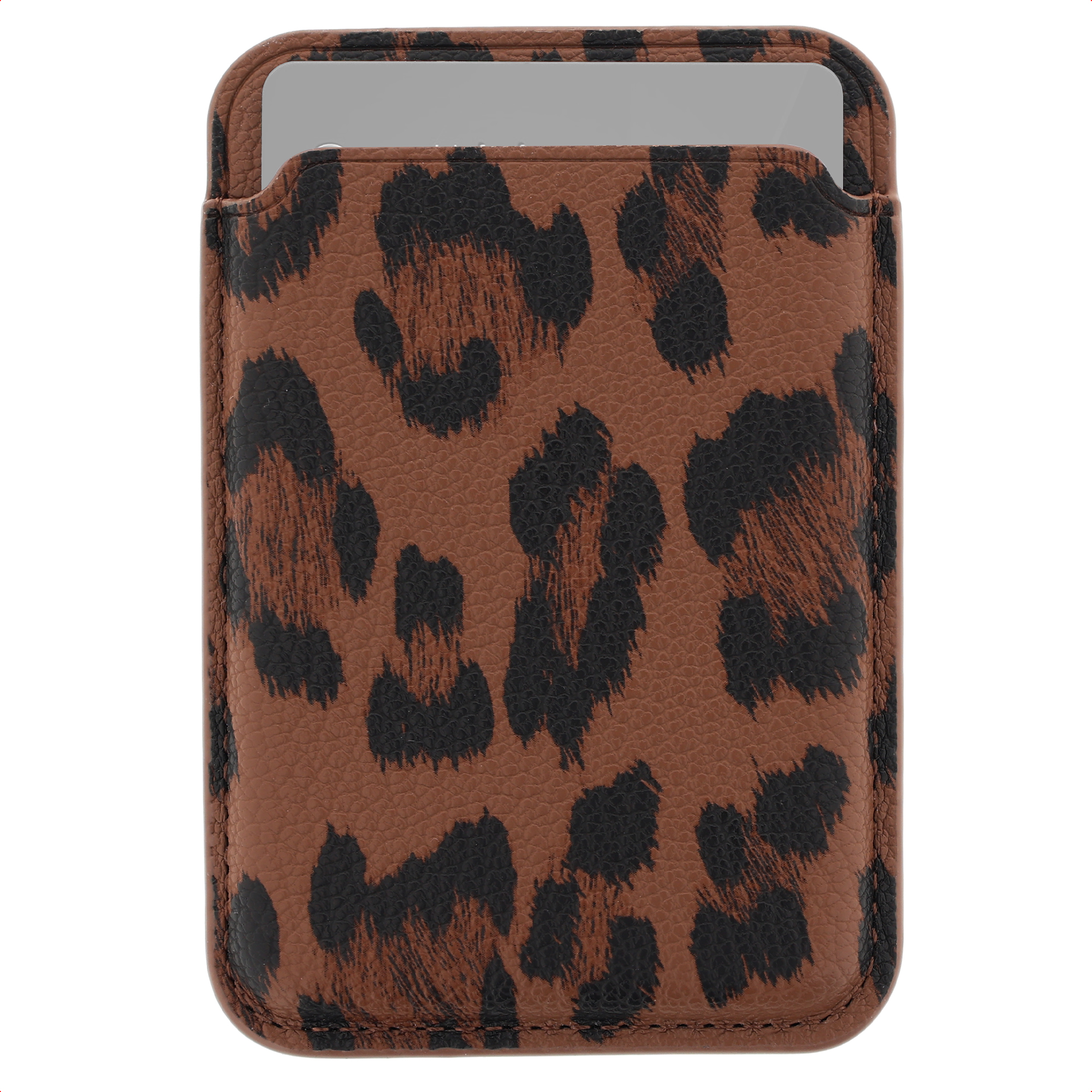 Selencia Sabi Pashouder met MagSafe - Mocha Brown