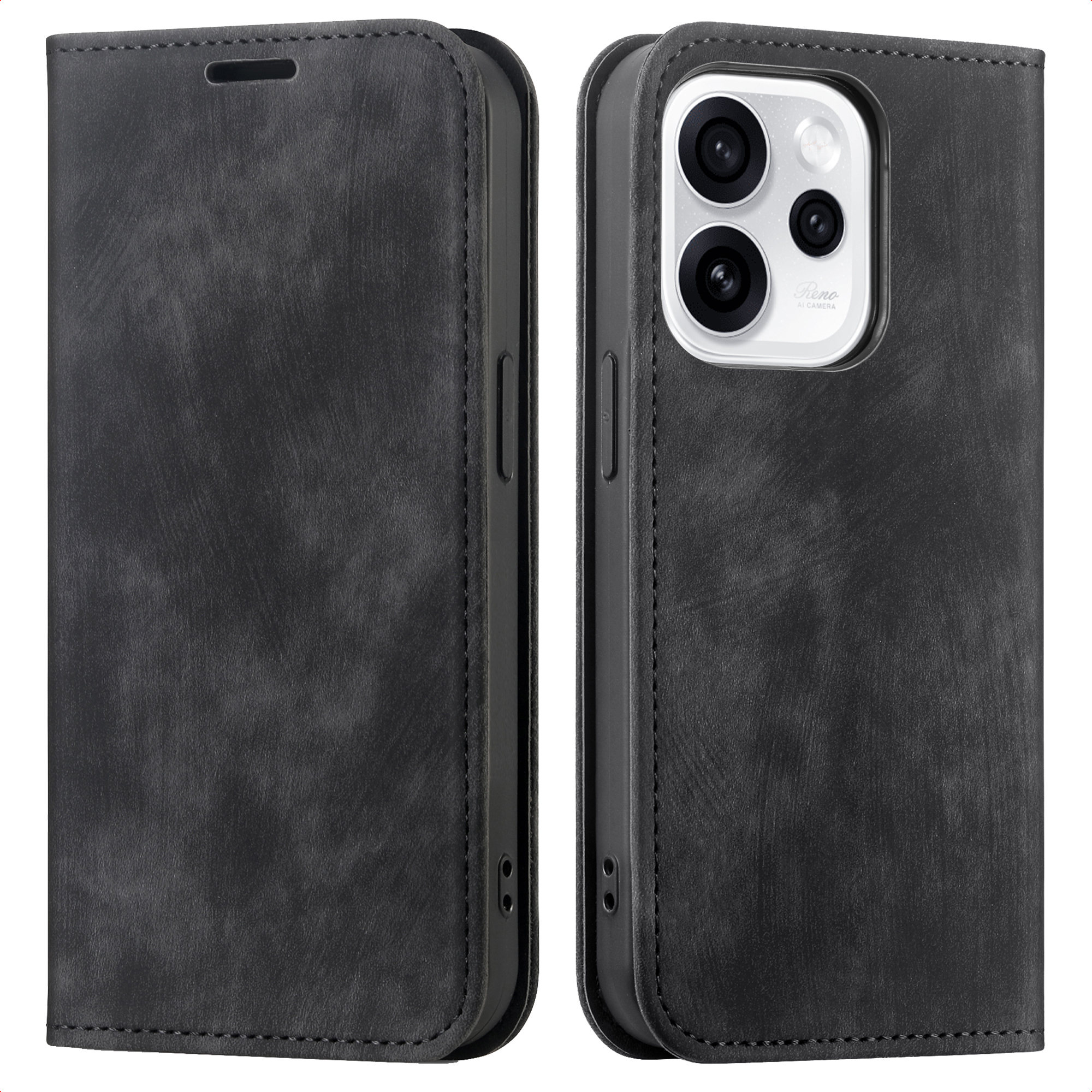 imoshion Slim Bookcase voor de Oppo Reno15 F (5G) - Zwart