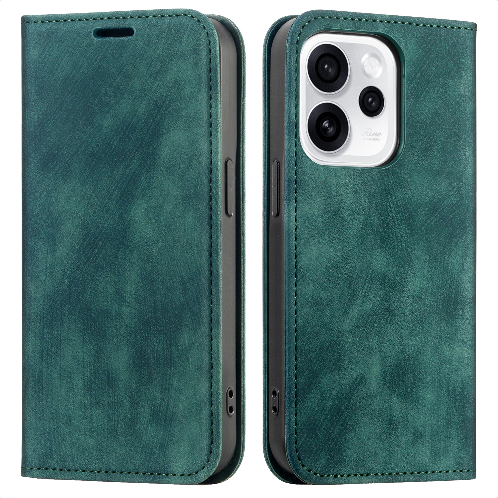 imoshion Slim Bookcase voor de Oppo Reno15 F (5G) - Groen