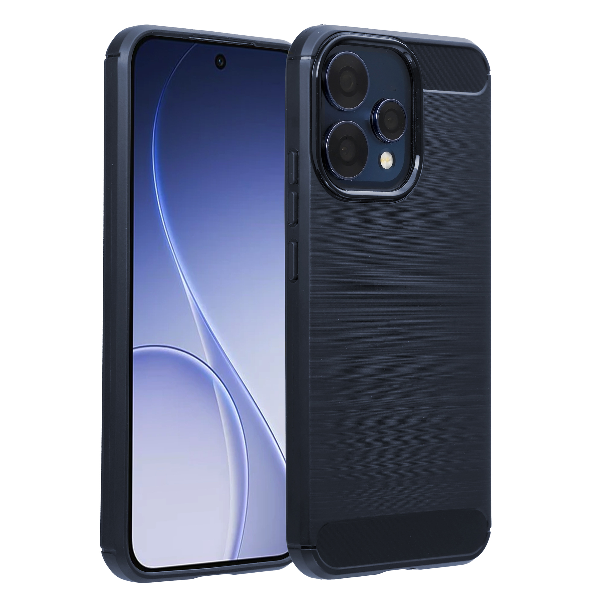 imoshion Brushed Backcover voor de Oppo Reno15 F (5G) - Donkerblauw