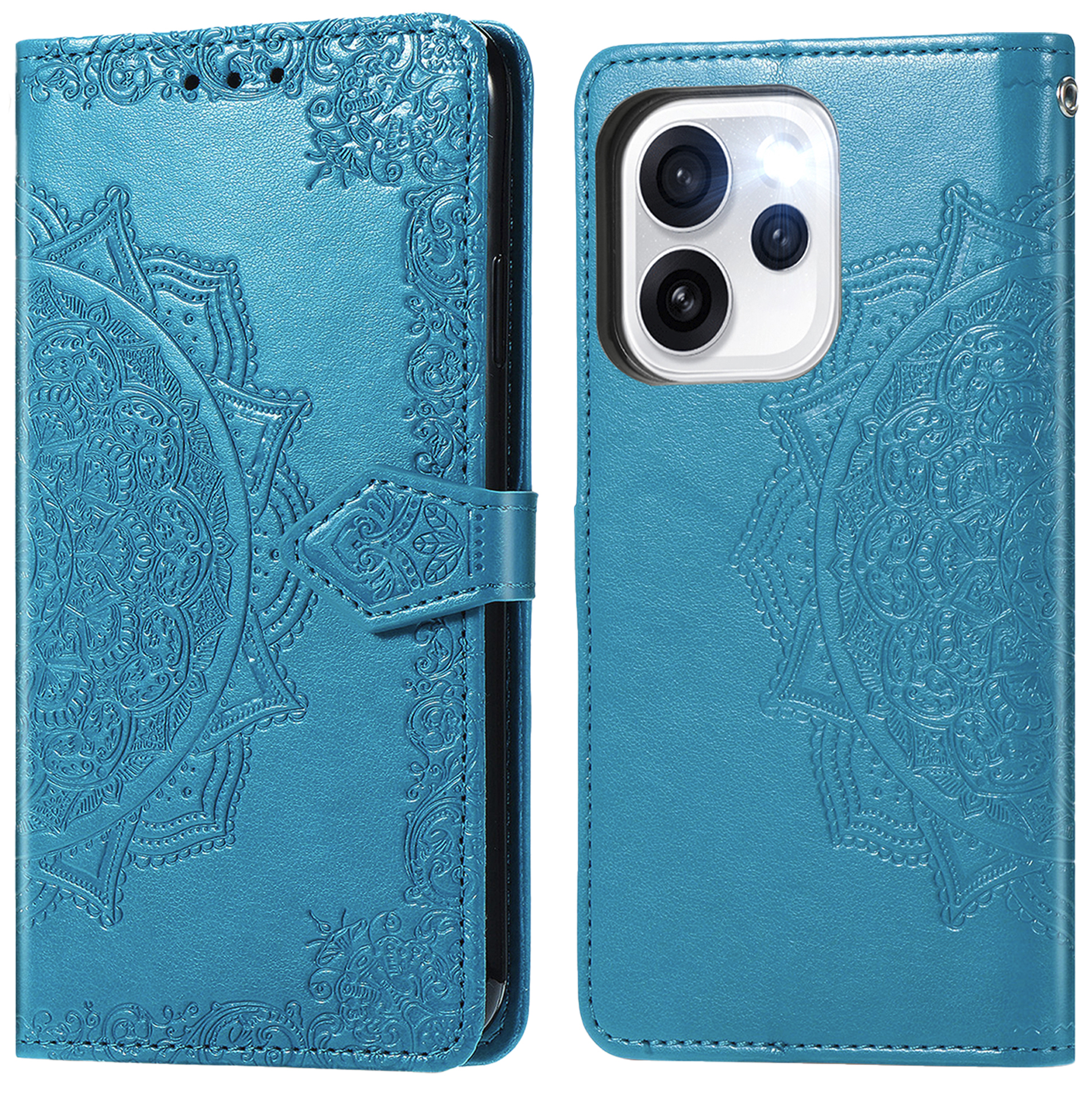 imoshion Mandala Bookcase voor de Oppo Reno15 F (5G) - Turquoise