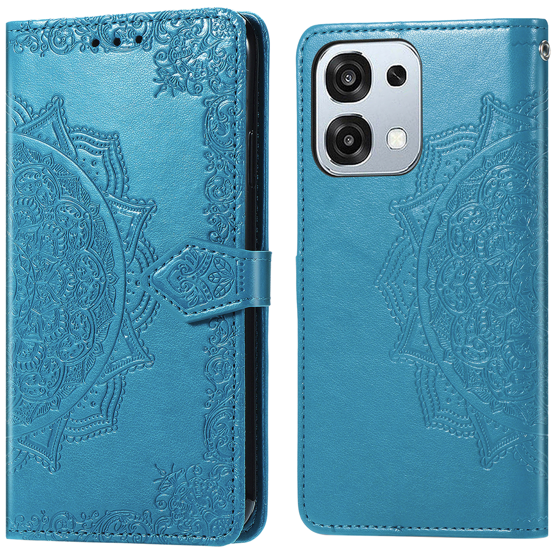 imoshion Mandala Bookcase voor de Oppo A6 Pro (5G) - Turquoise