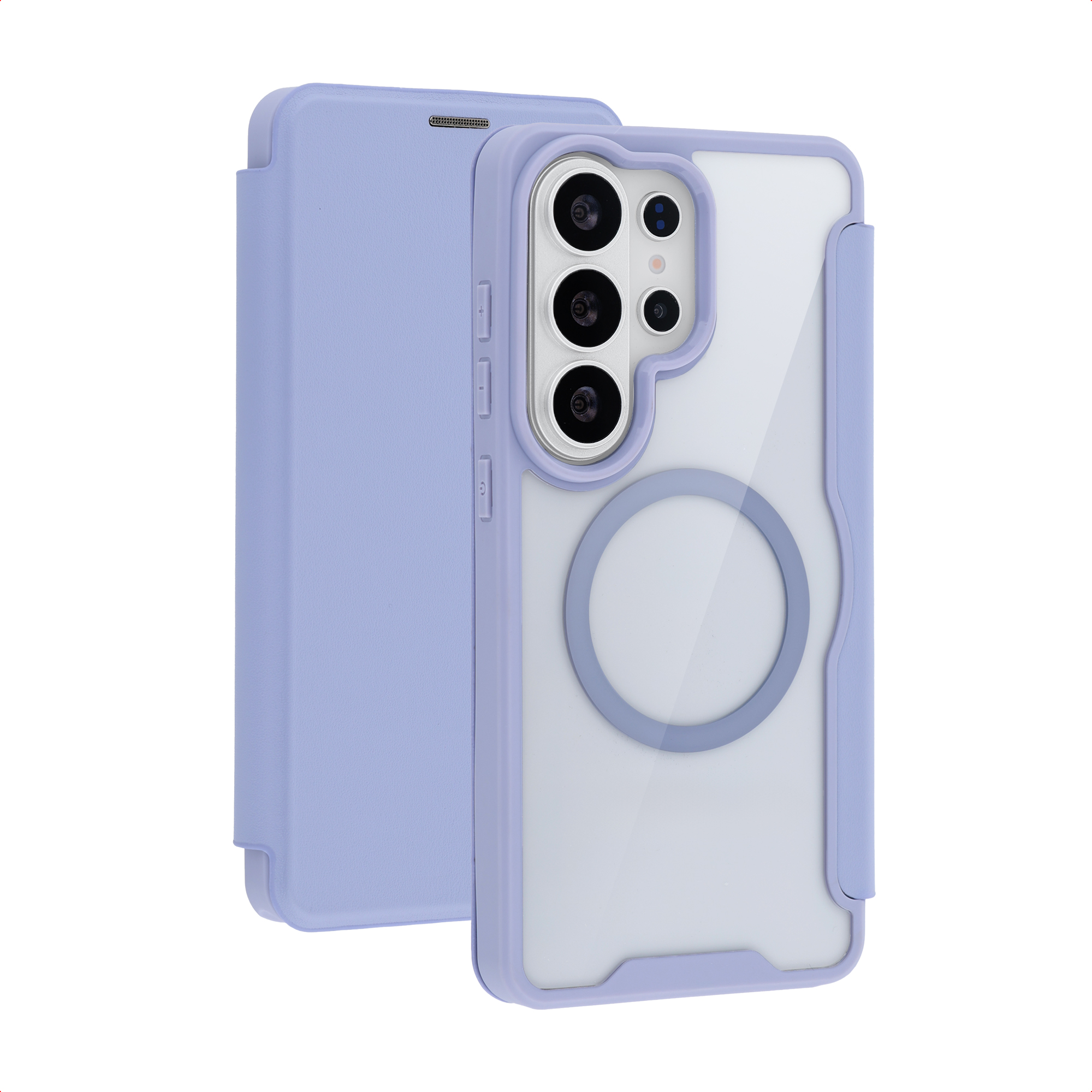 imoshion Bookcase Transparente avec MagSafe Samsung Galaxy S26 Ultra - Lilas