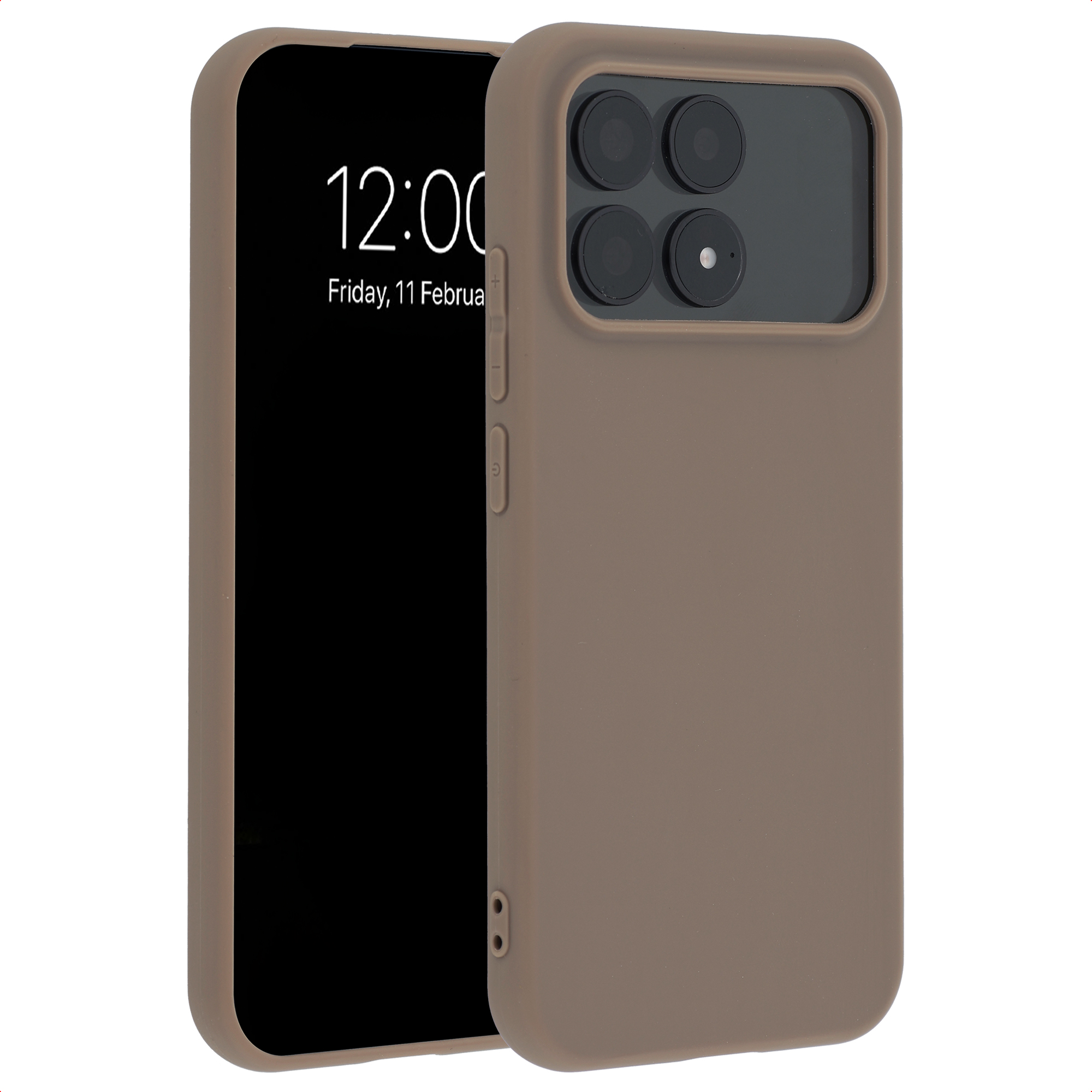 imoshion Coque Couleur Xiaomi Poco F8 Pro - Marron
