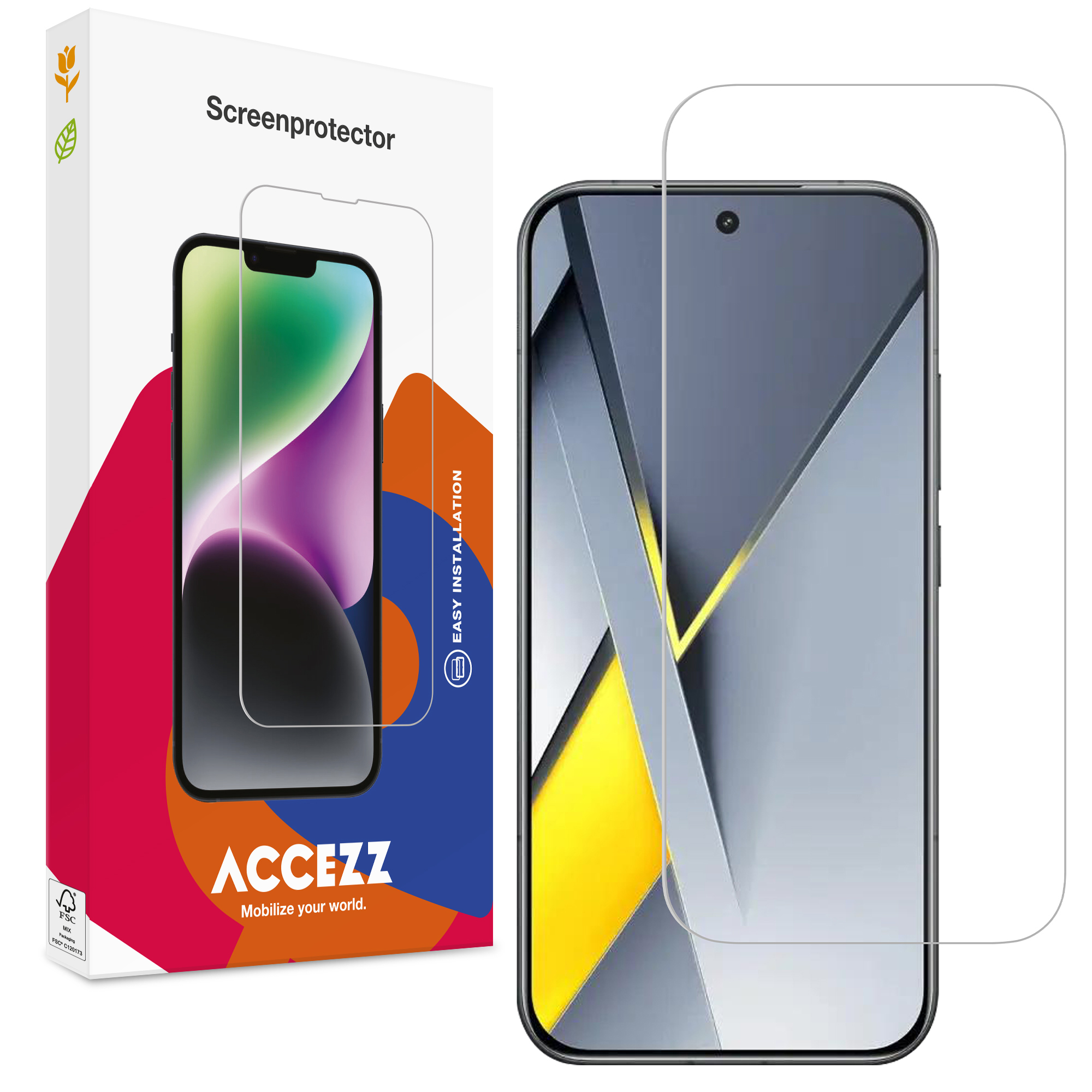 Accezz Protection d'écran en verre trempé Xiaomi Poco F8 Pro