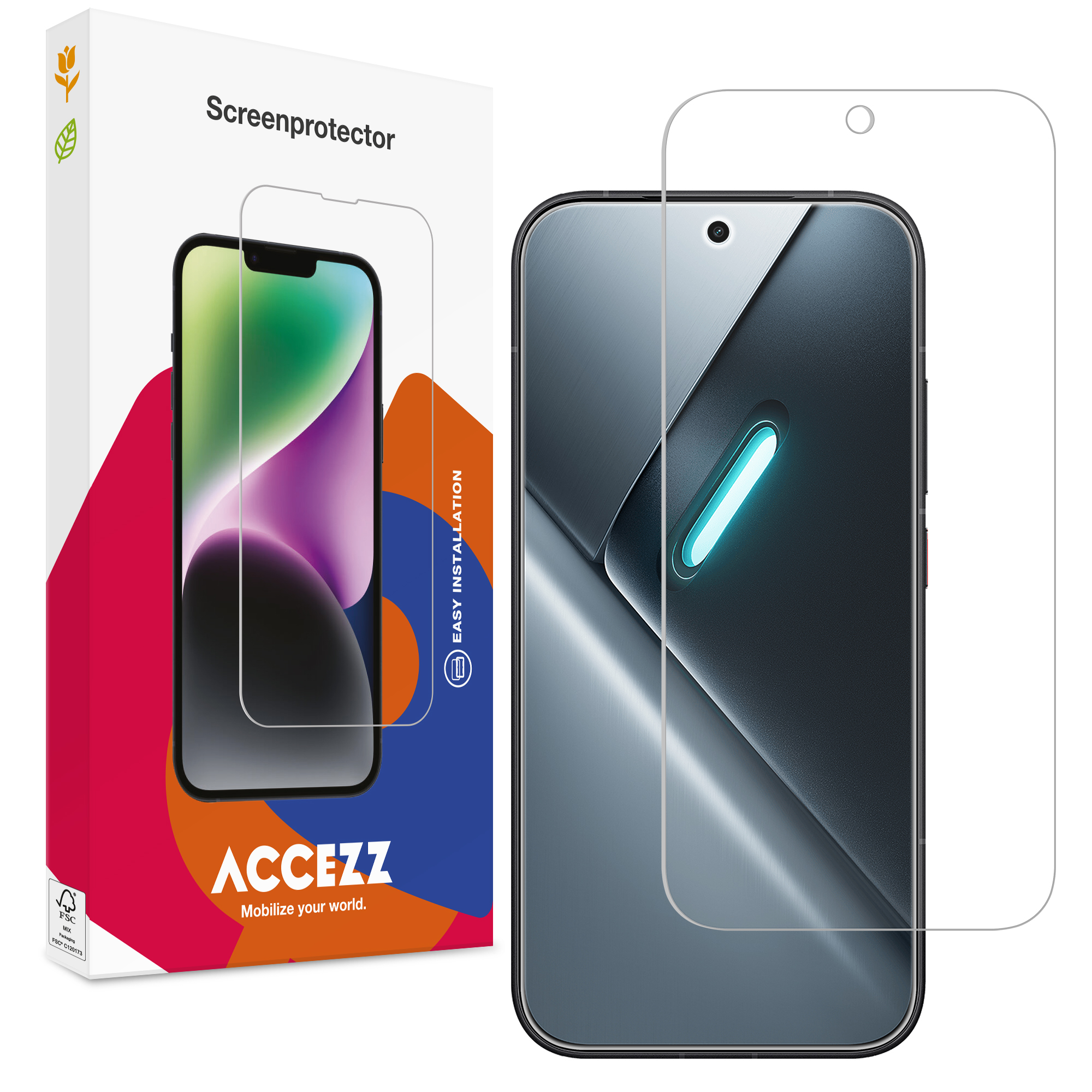 Accezz Gehard Glas Screenprotector voor de Xiaomi Poco X8 Pro