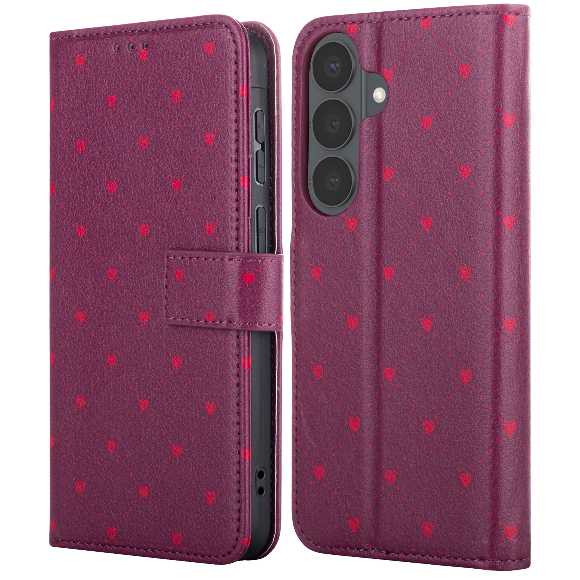 imoshion Design Bookcase voor de Samsung Galaxy S26 - Crush Check Coral Dust