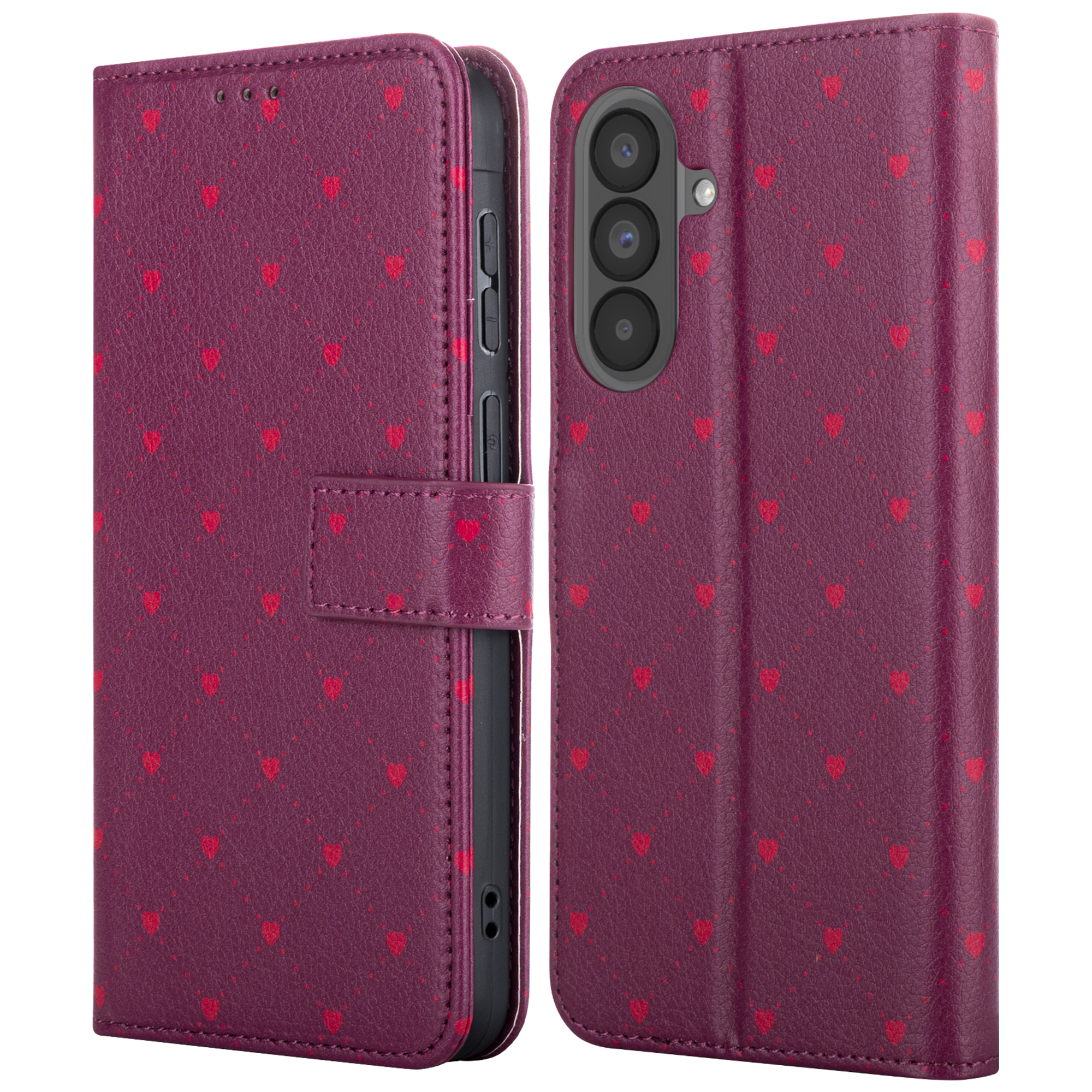 imoshion Design Bookcase voor de Samsung Galaxy A37 (5G) - Crush Check Coral Dust