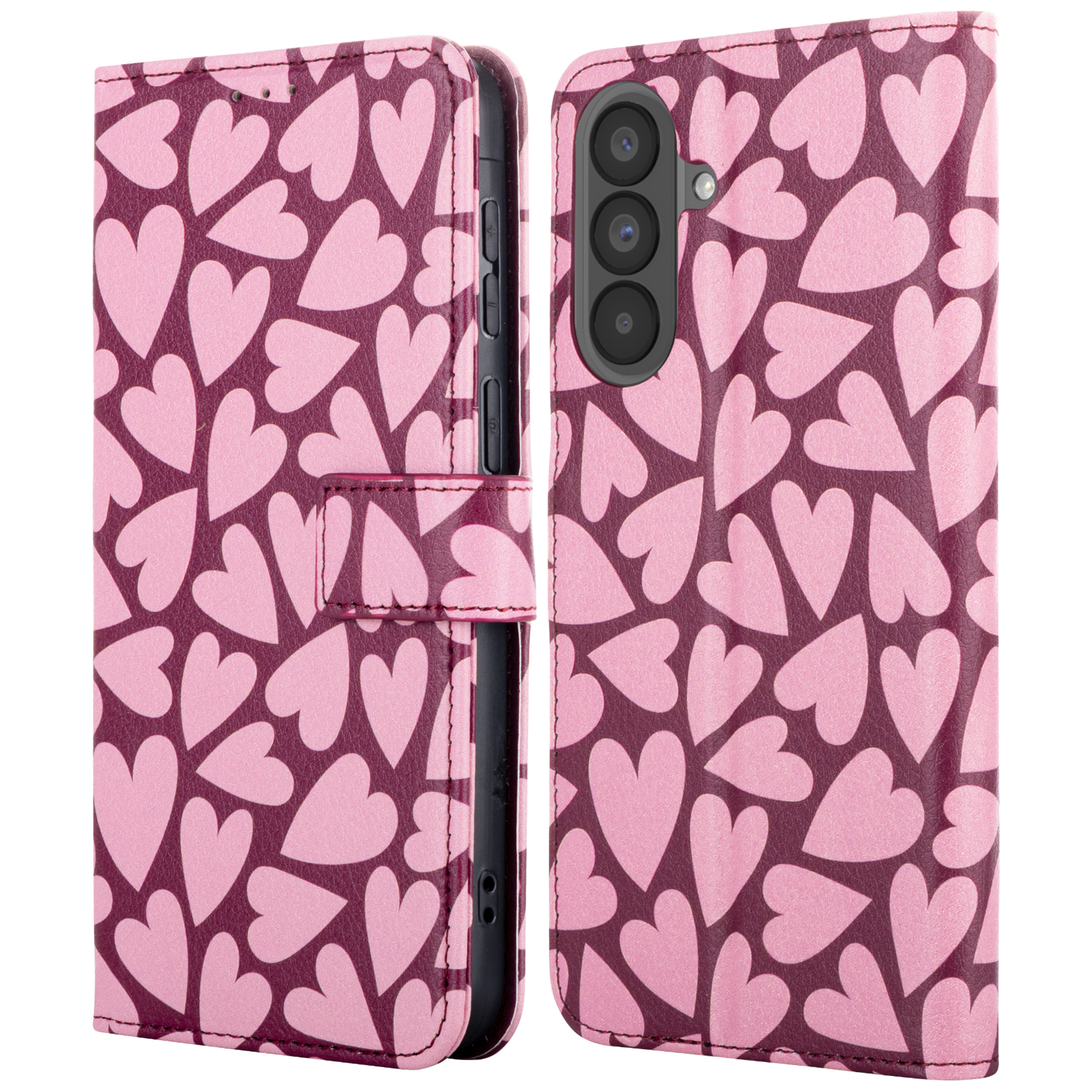 imoshion Design Bookcase voor de Samsung Galaxy A37 (5G) - Hearty Blush