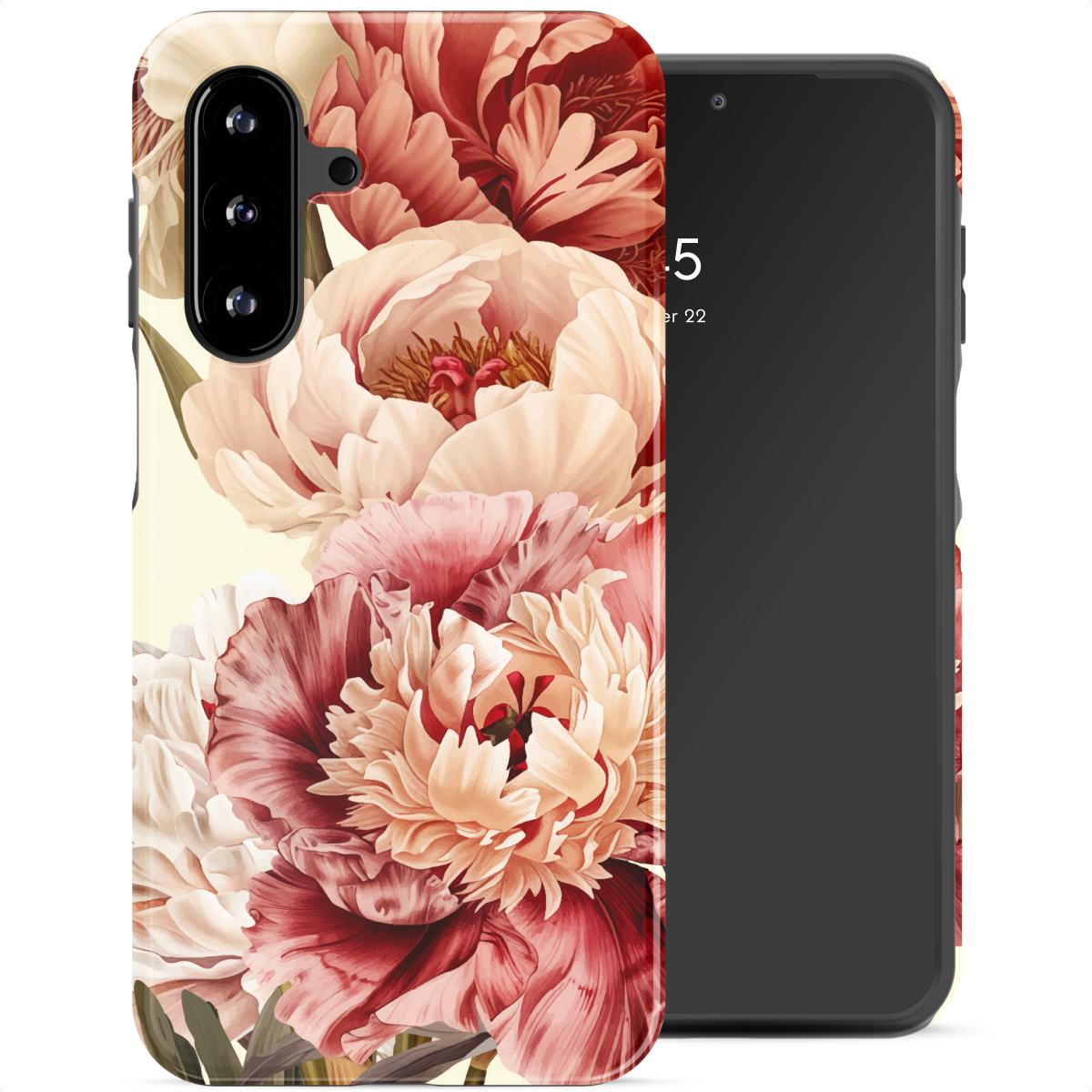 Selencia Vivid Backcover voor de Samsung Galaxy A17 (4G/5G) - Vintage Peony