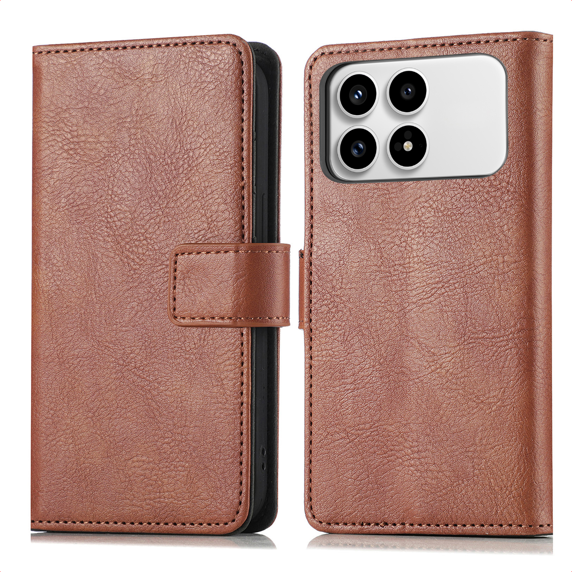 imoshion Luxe Bookcase voor de Xiaomi Poco F8 Pro - Bruin